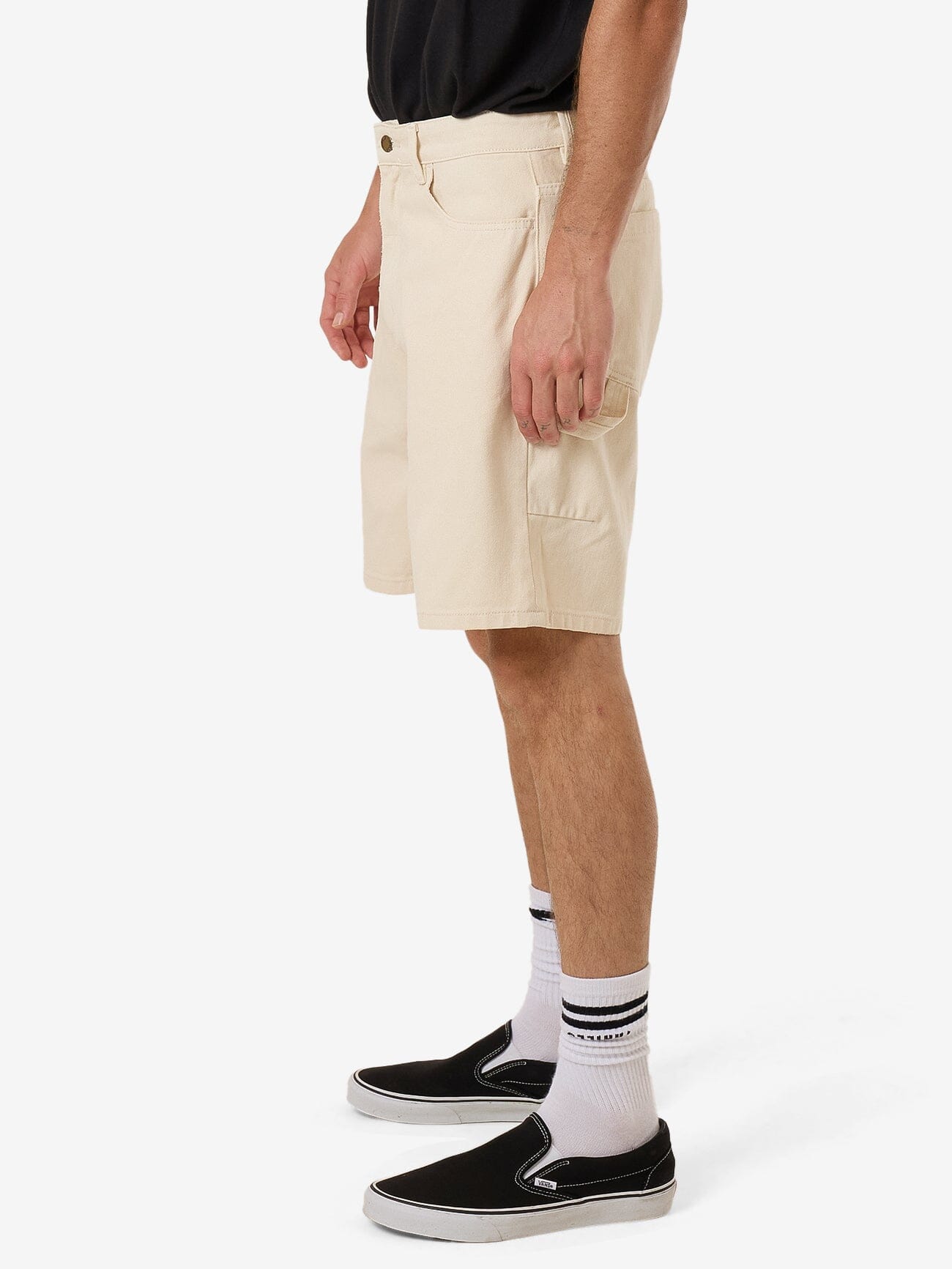 Slacker Denim Short - Heritage White 28