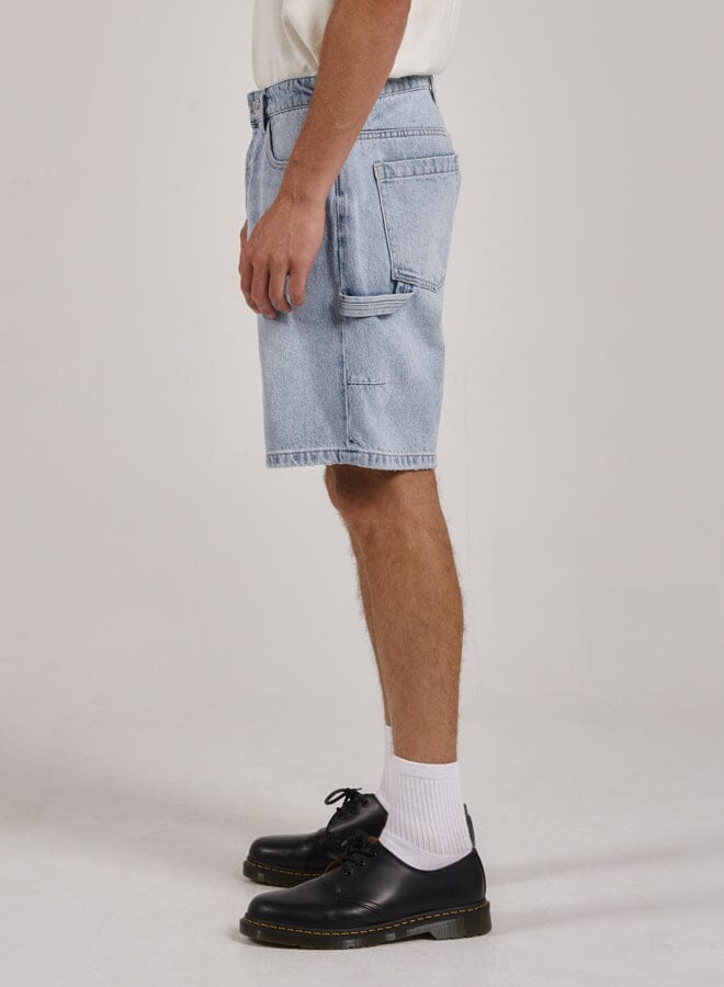 Slacker Denim Short - Ash Blue