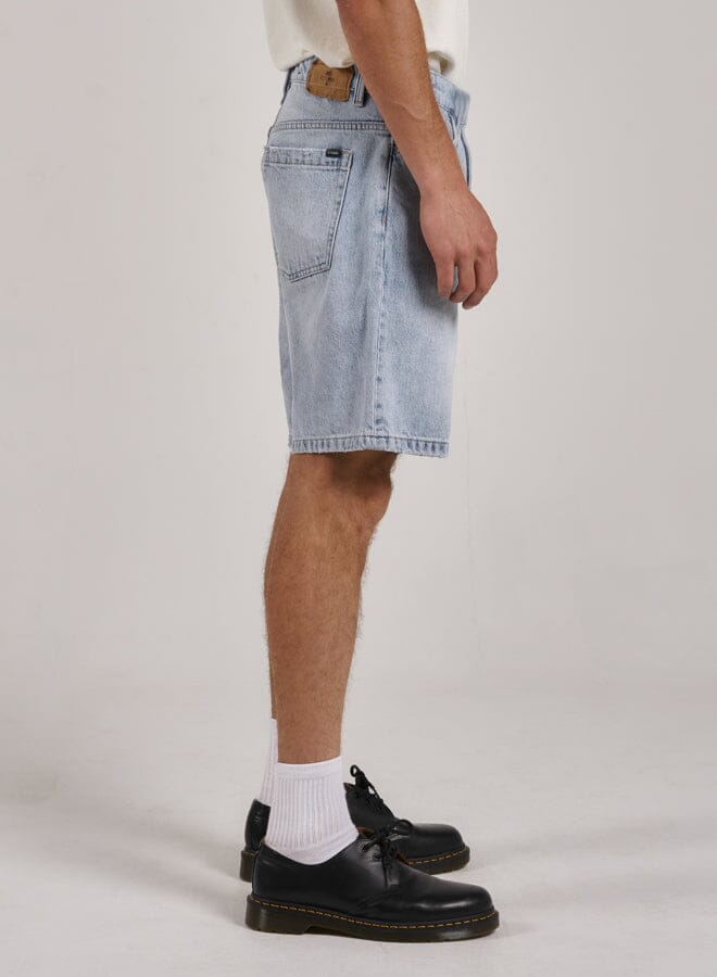 Slacker Denim Short - Ash Blue