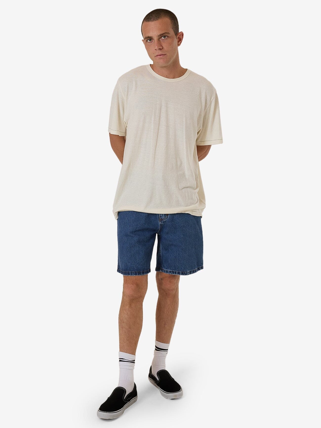 Slacker Denim Short - Double Rinsed Blues 28