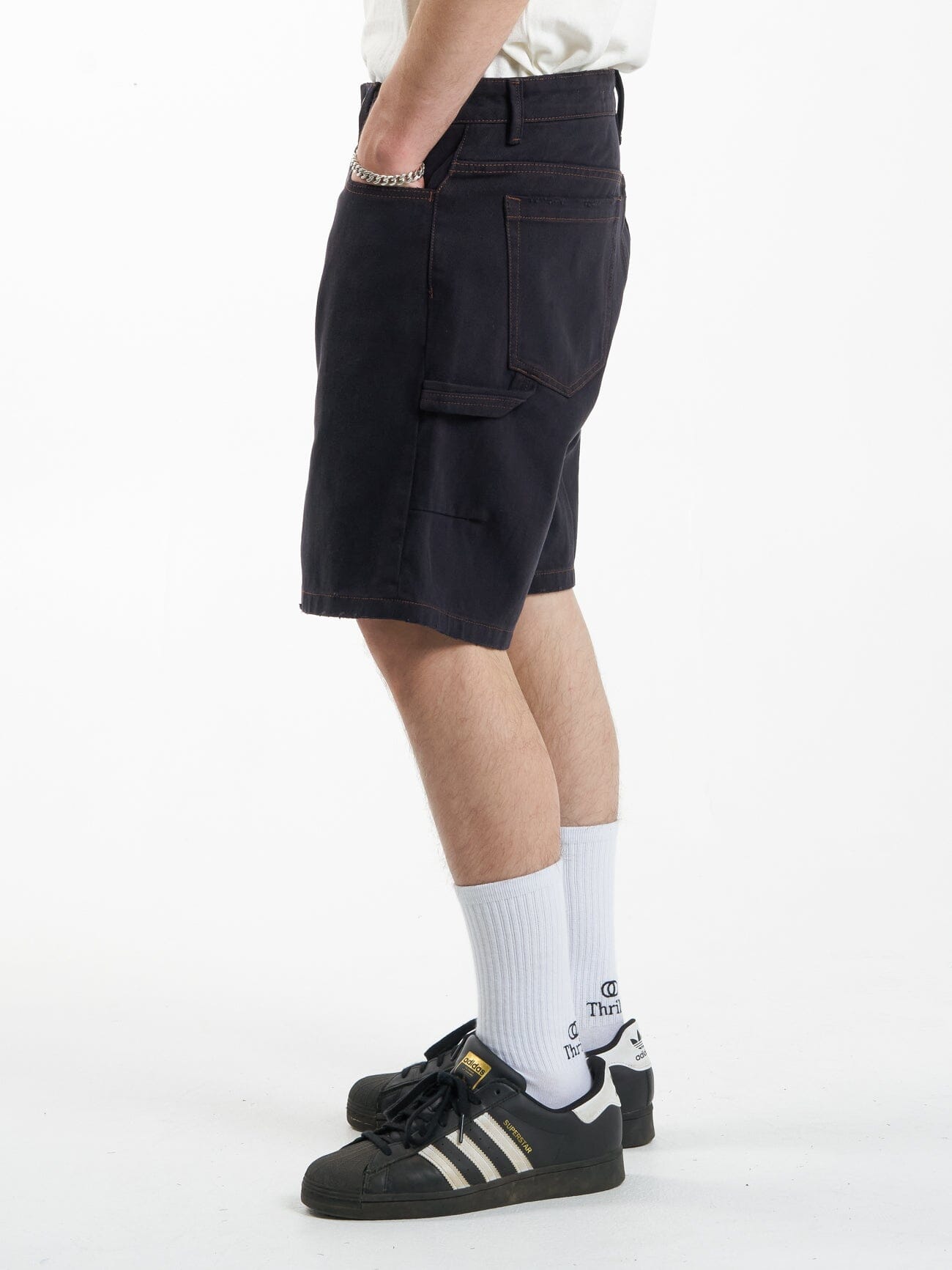 Slacker Denim Short - Midnight  Blue