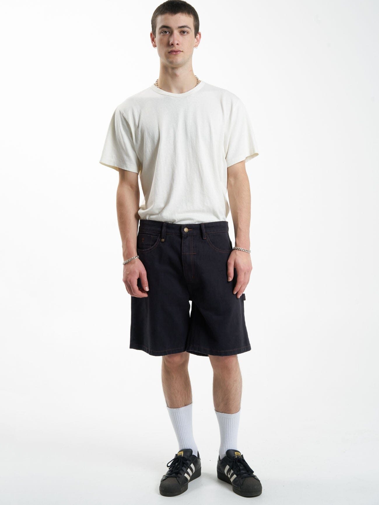 Slacker Denim Short - Midnight  Blue