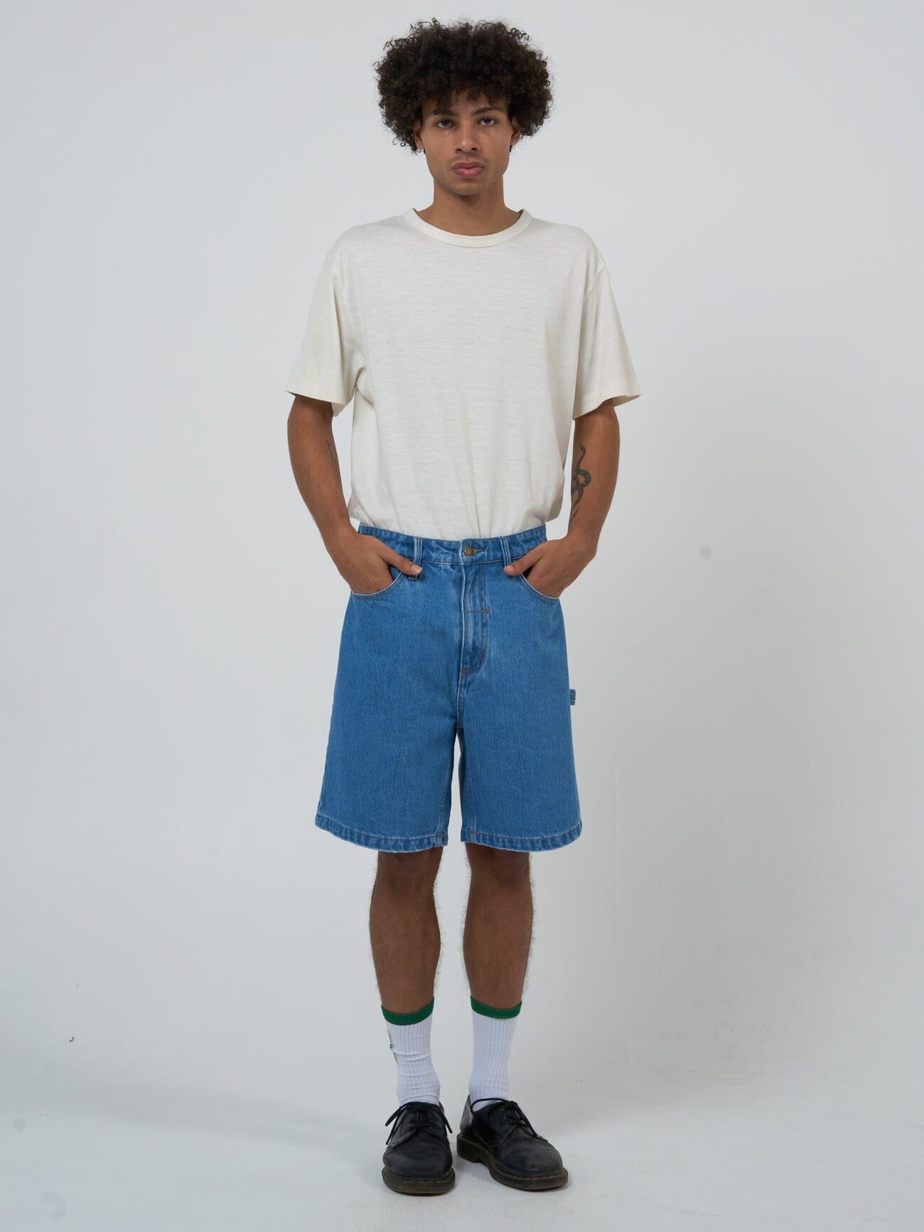 Slacker Denim Short - Peel Blue