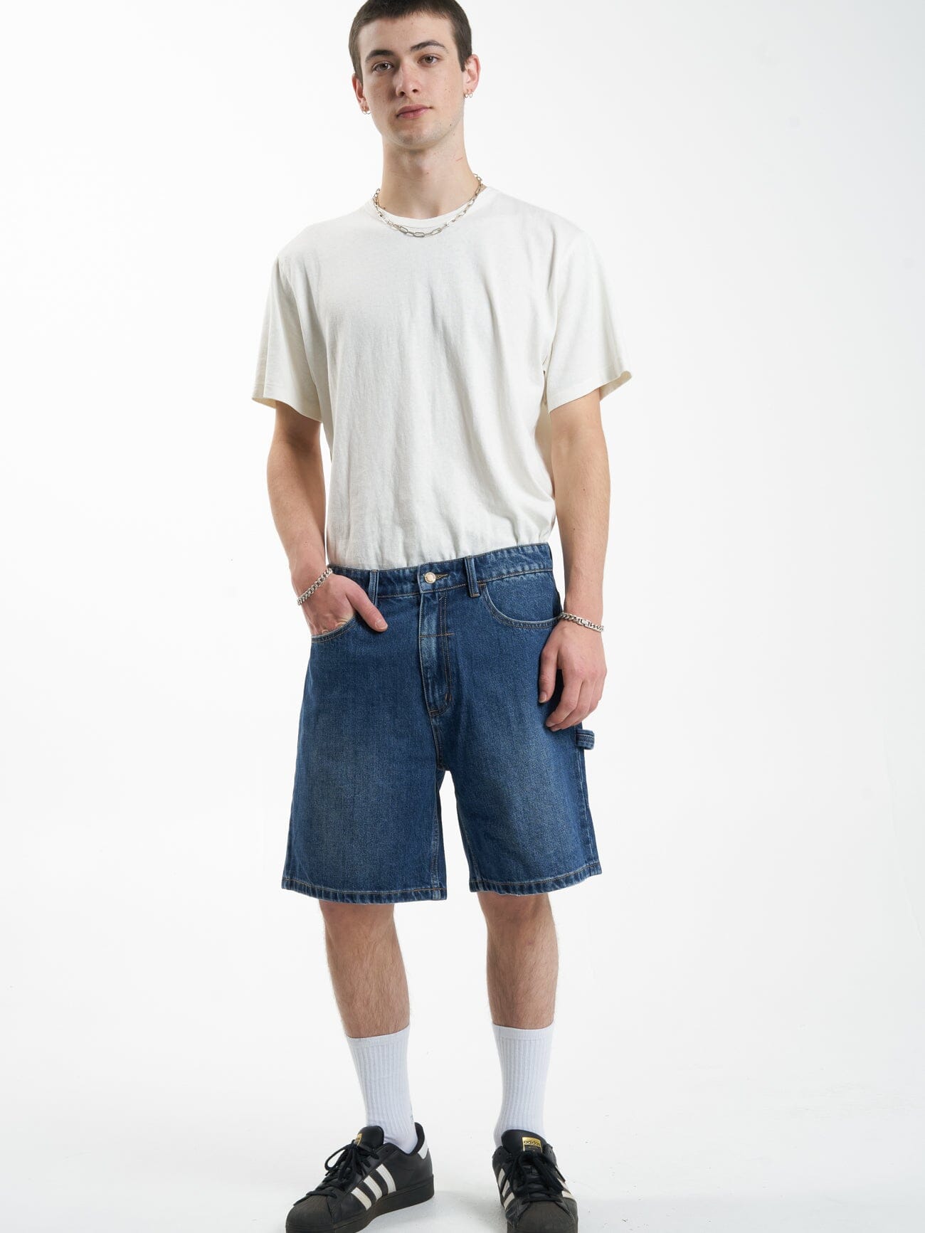 Slacker Denim Short - Roadhouse Blue