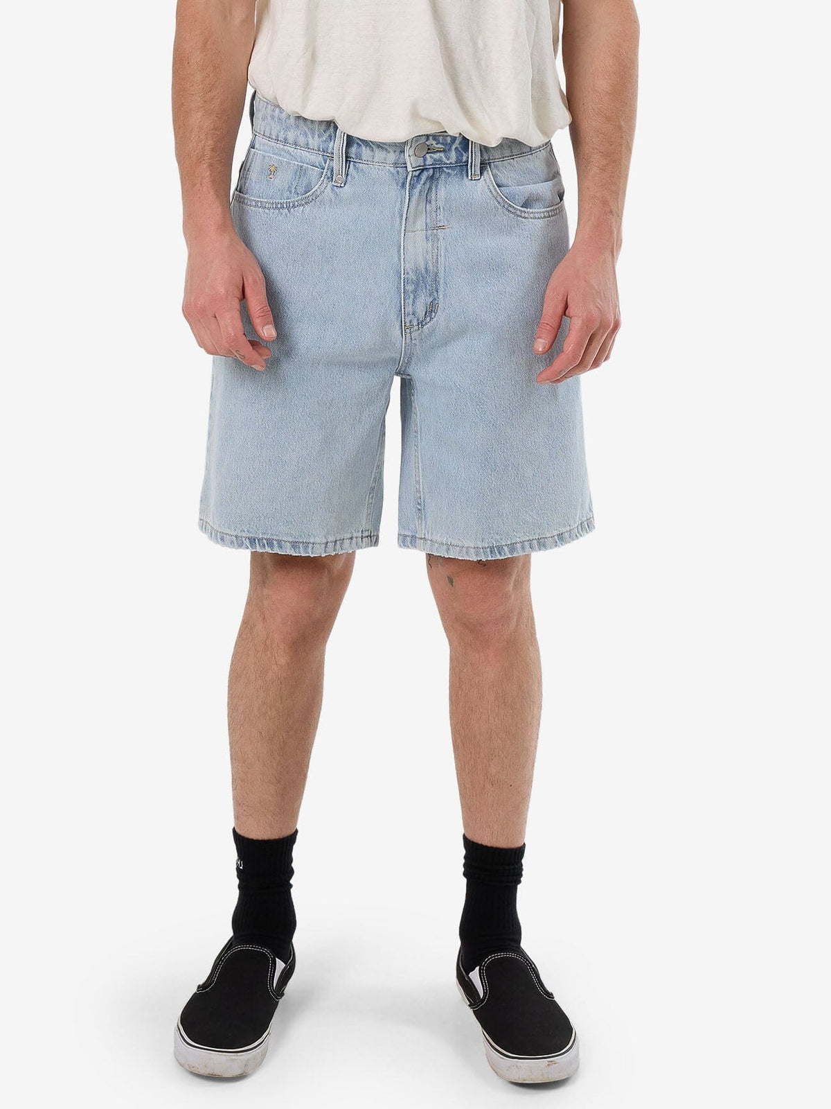 Slacker Denim Short in Blue | Thrills Co. USA