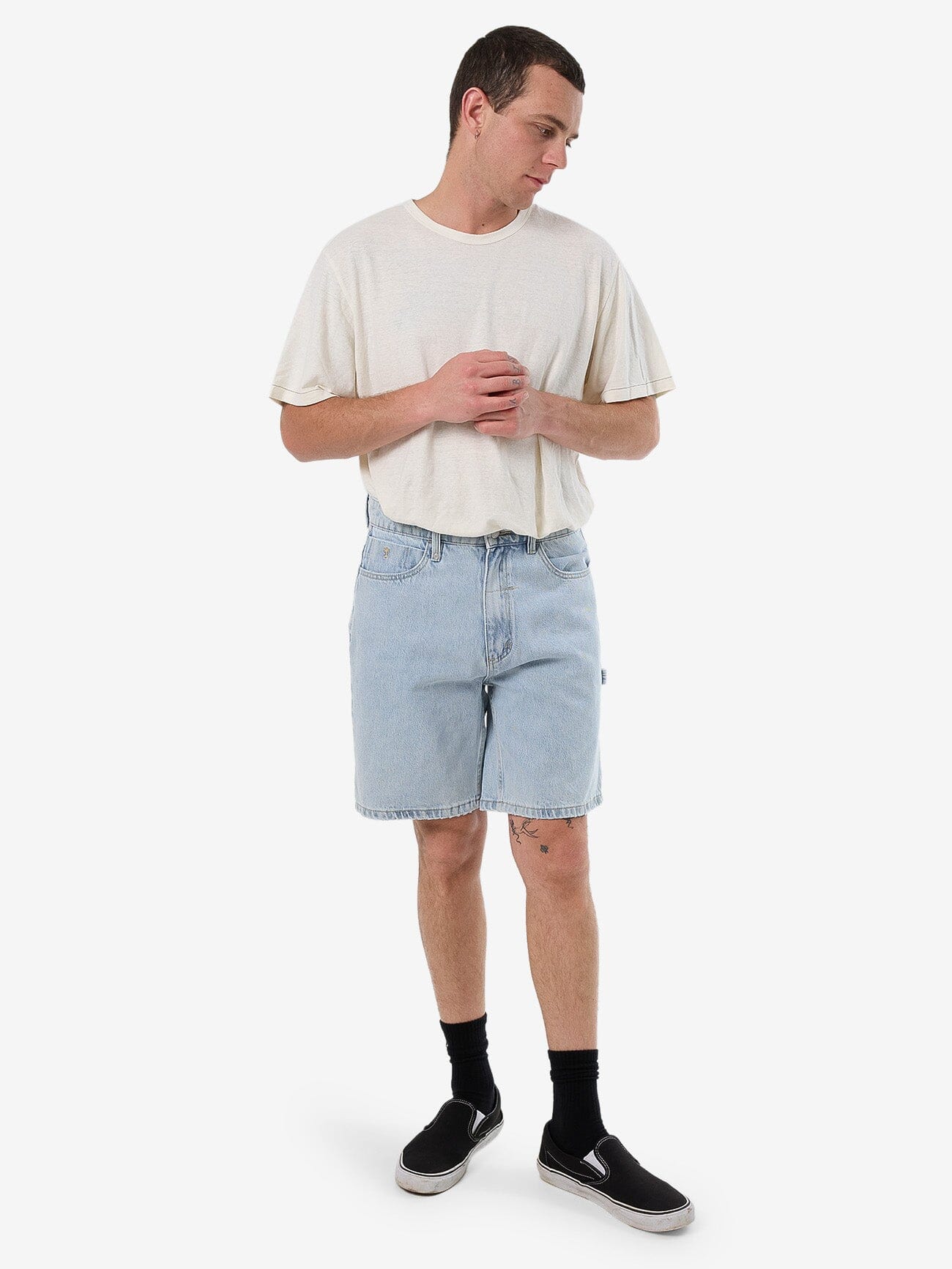 Slacker Denim Short - Shadow Blue 26
