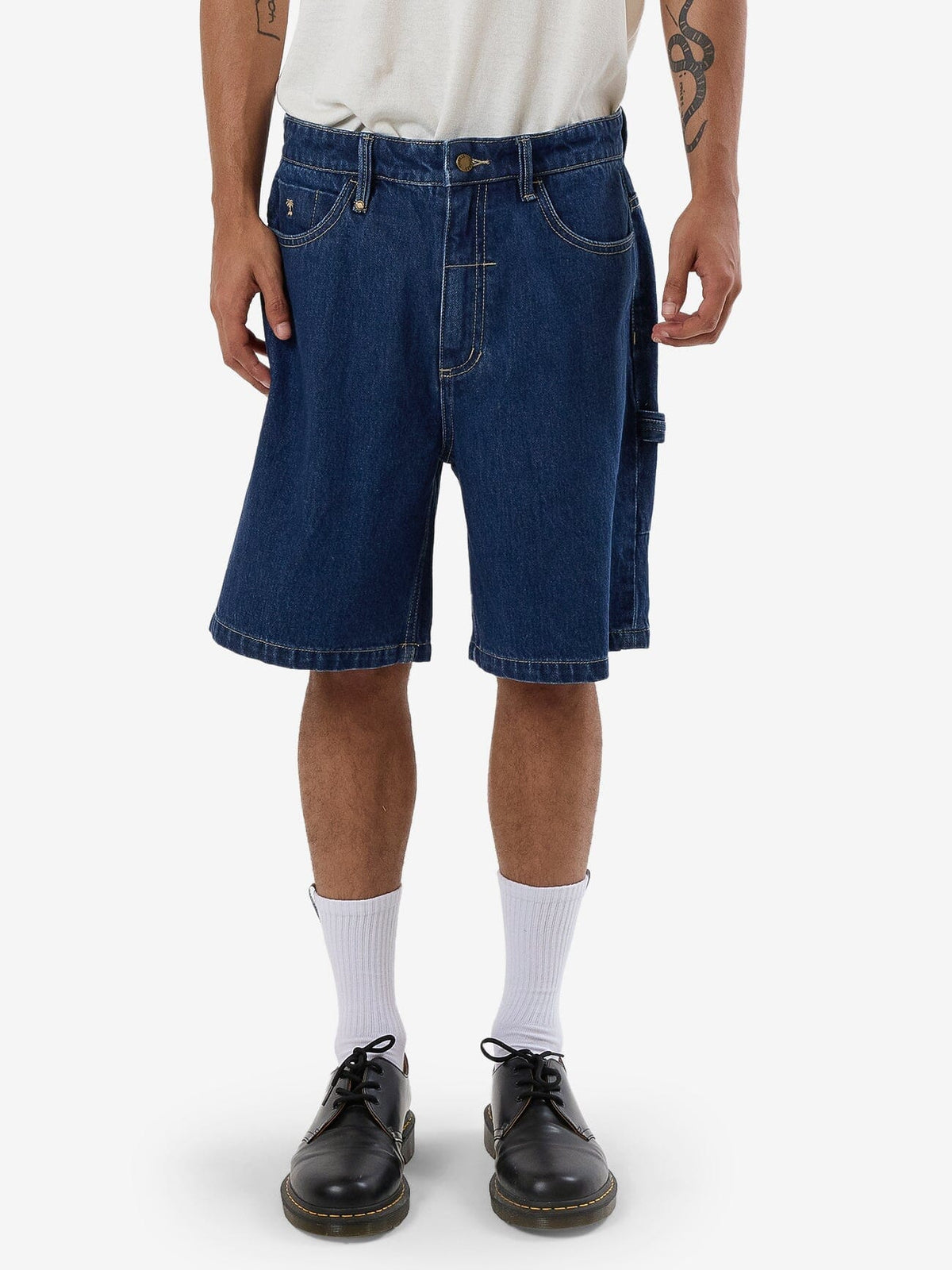 Slacker Denim Short in Blue | | Thrills Co. USA