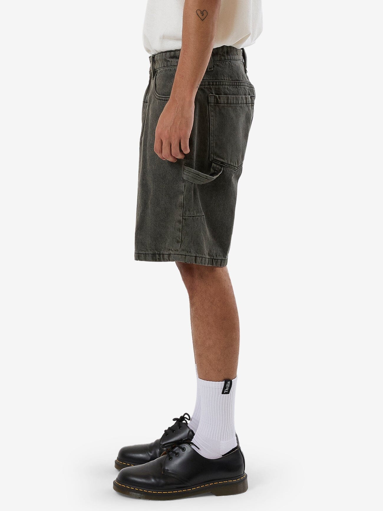 Slacker Denim Short - Tarmac 28