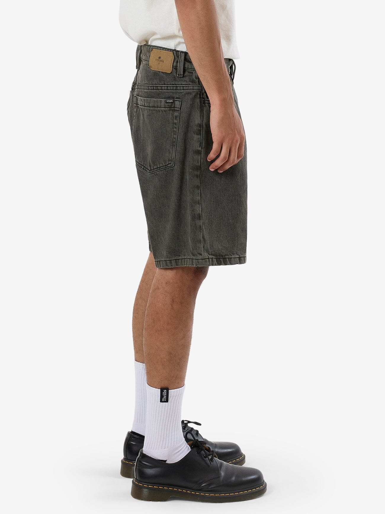 Slacker Denim Short - Tarmac 28