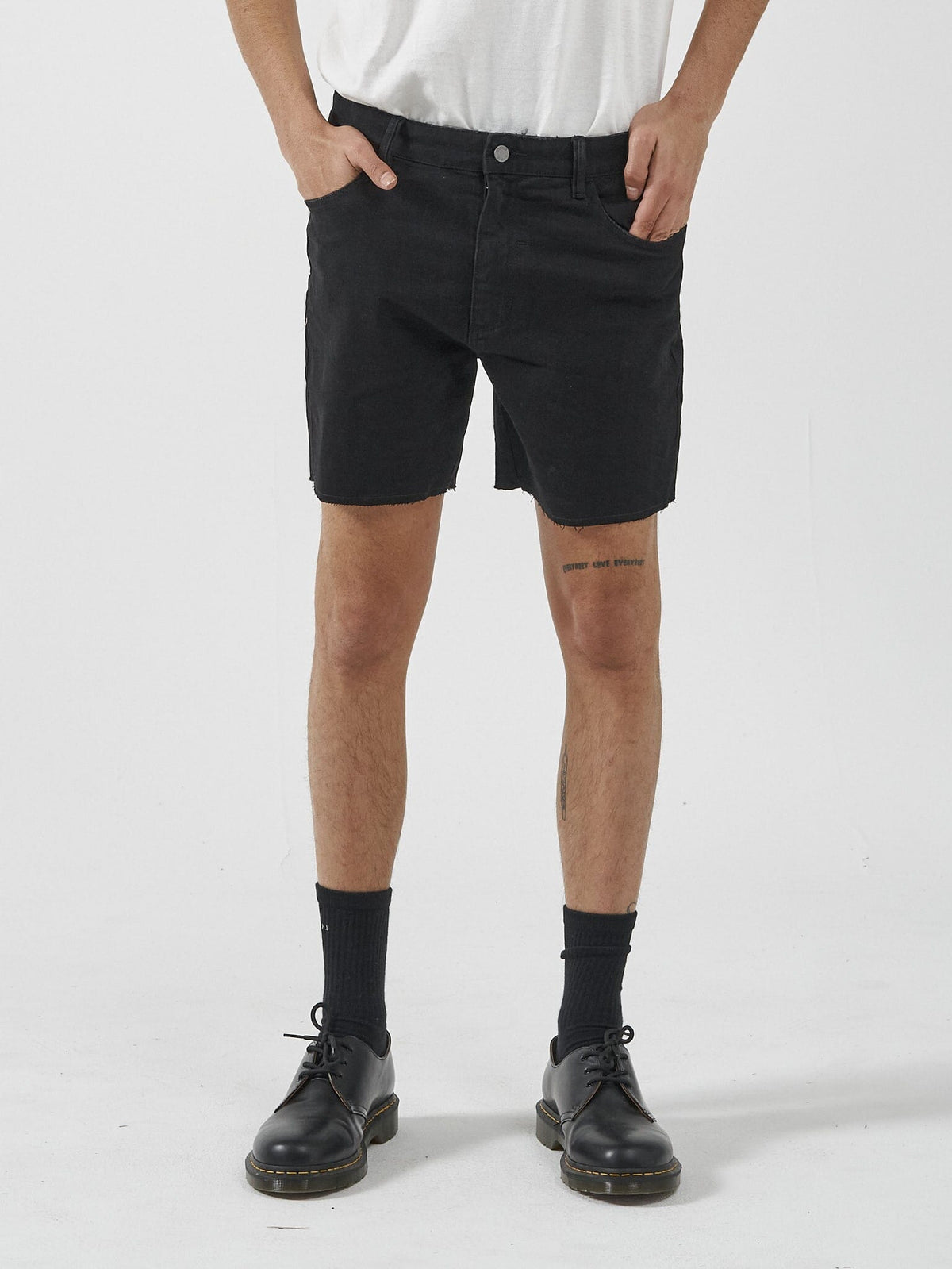Mandude Denim Short - Black Rinse | Thrills Co. | Thrills Co. USA