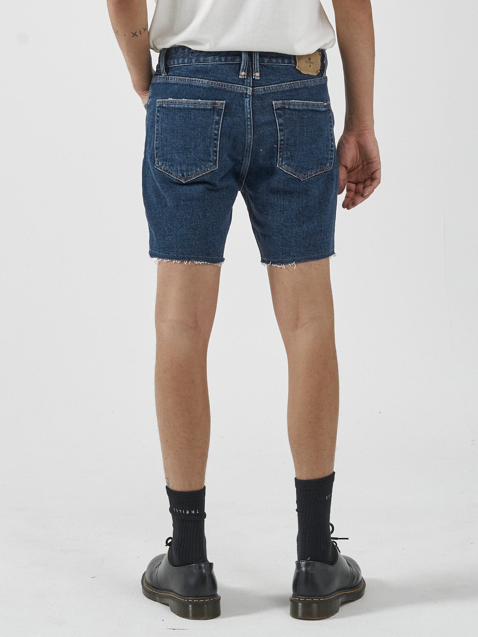 Mandude Denim Short - Dark Rinse Blue