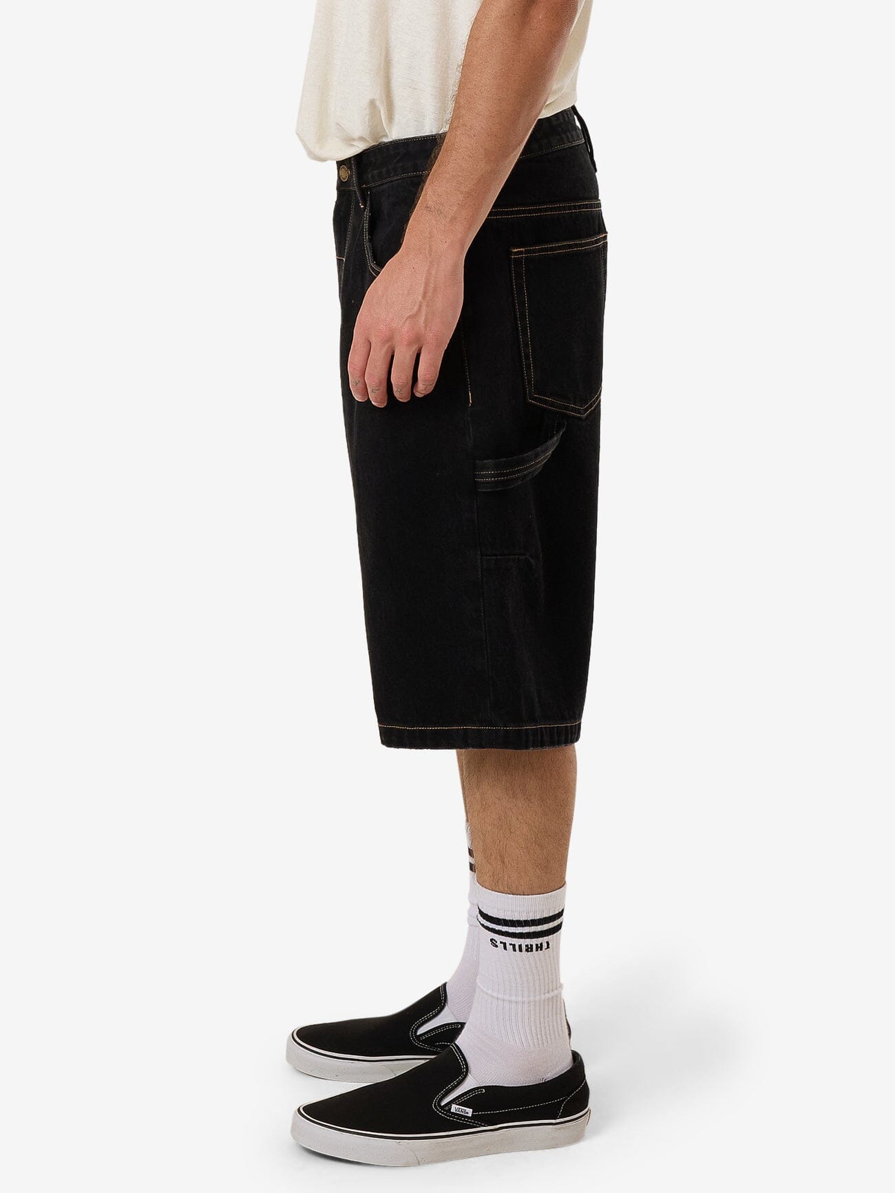 Big Slacker Denim Short - Black Rinse