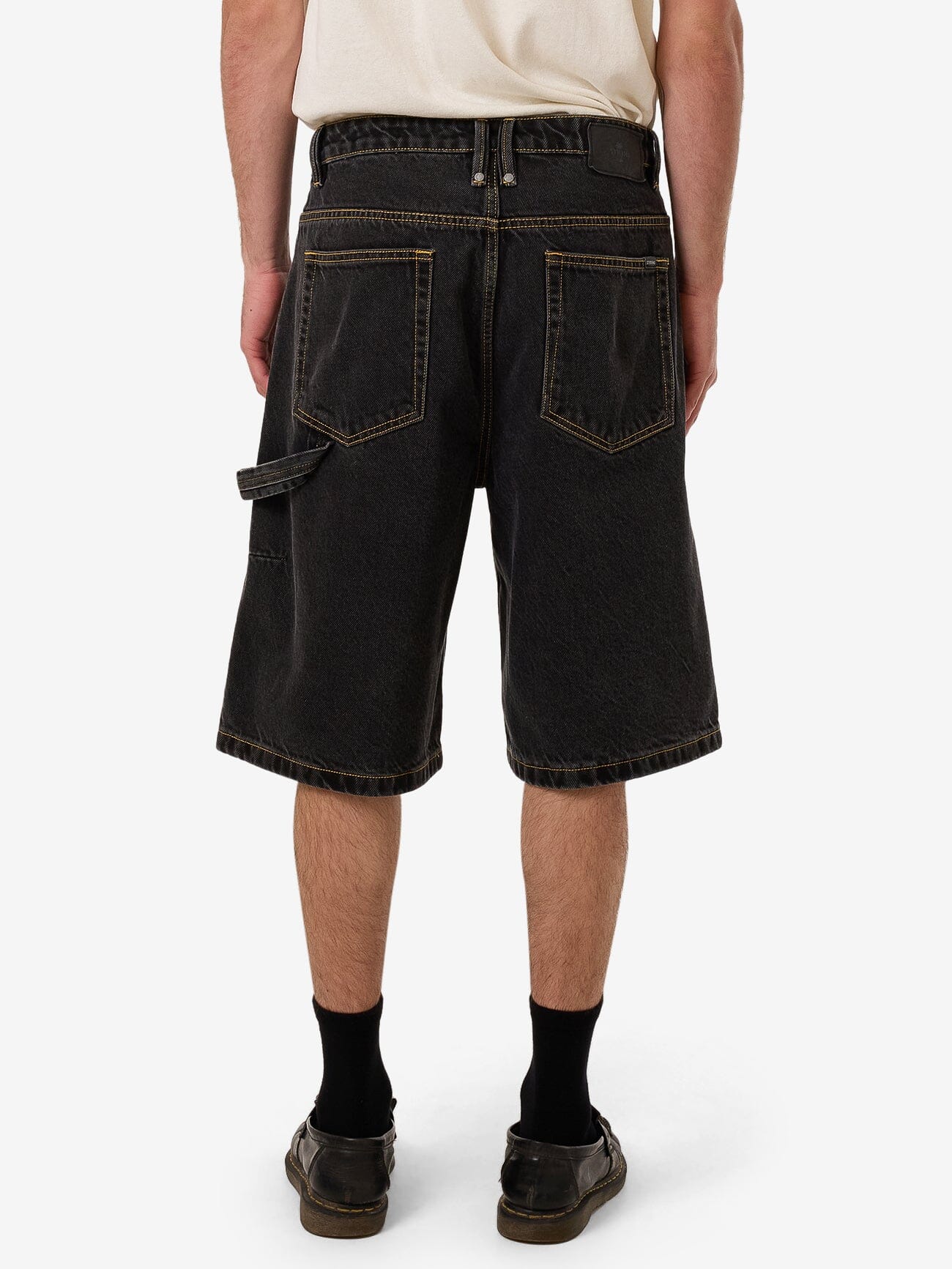 Big Slacker Denim Short - Black Bull 28