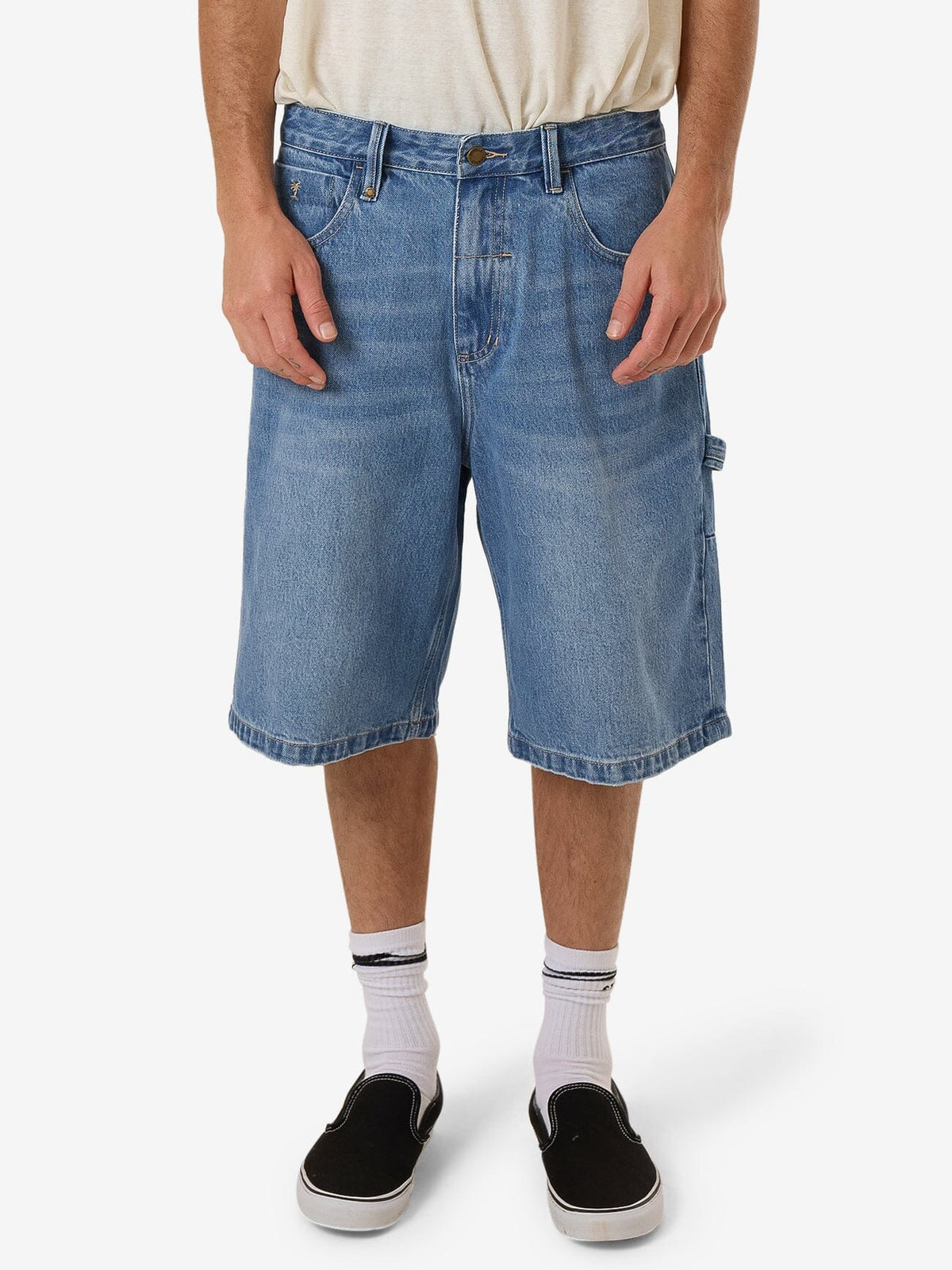 Big Slacker Denim Short in Blue | | Thrills Co. USA