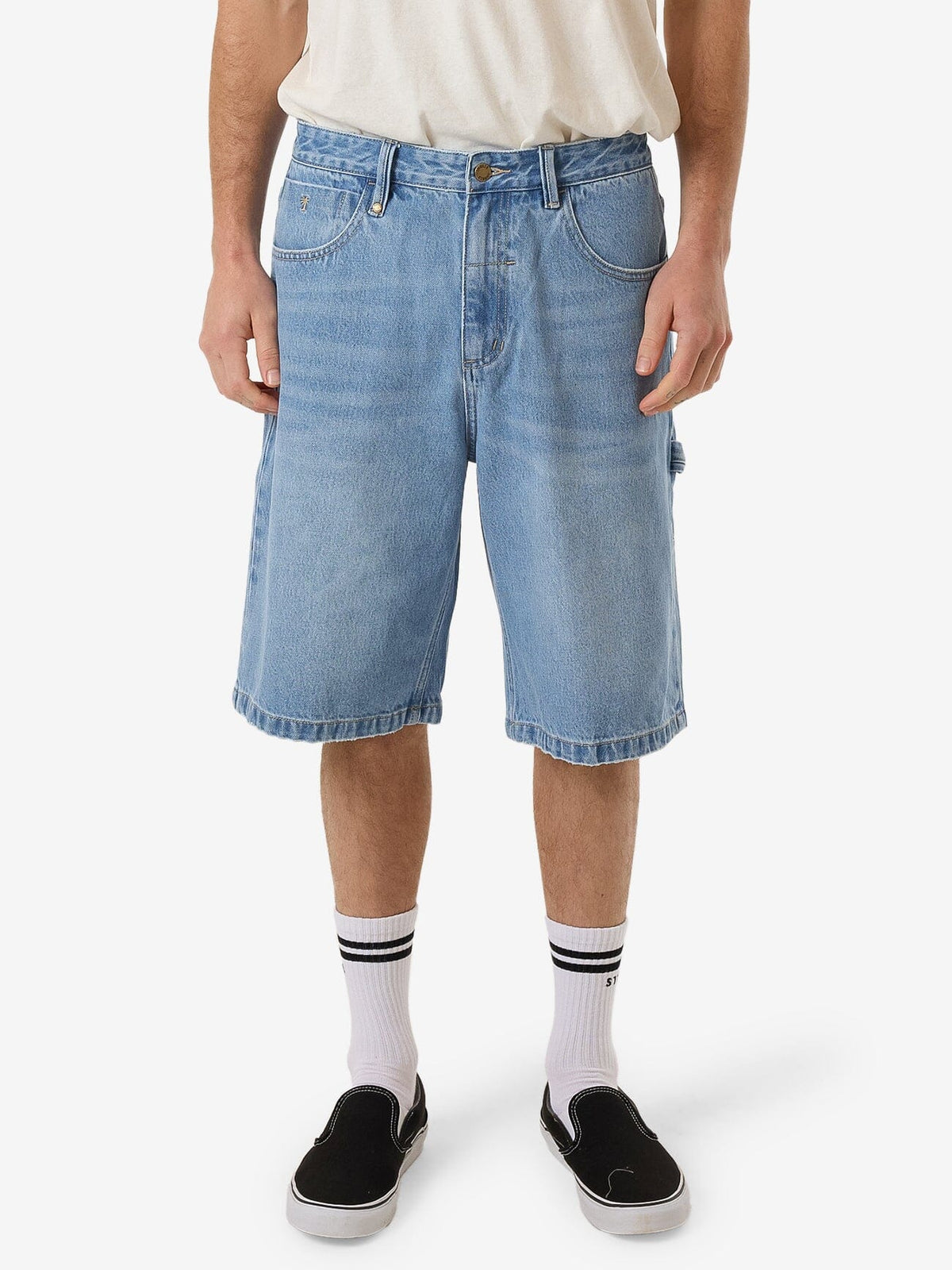 Big Slacker Denim Short in Blue | Thrills Co. USA