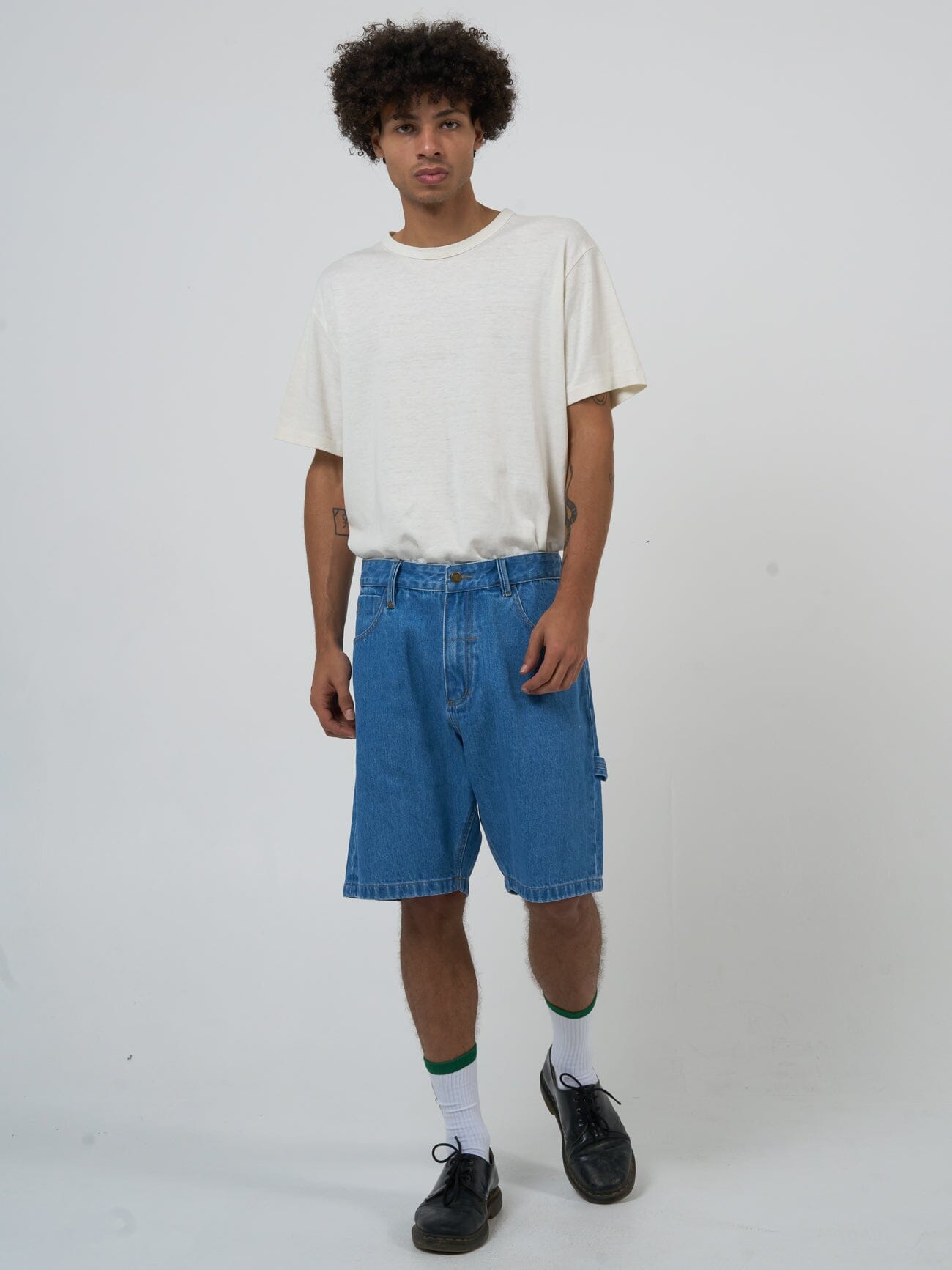 Big Slacker Denim Short - Peel Blue