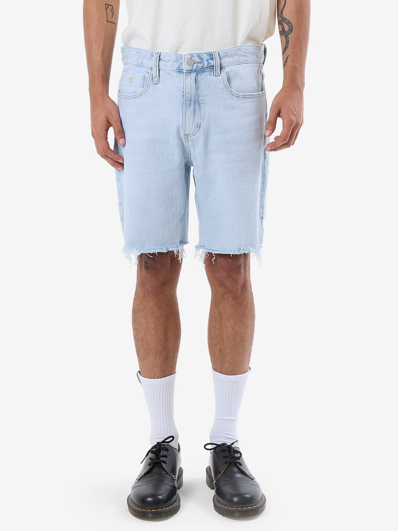 Bones Denim Short - Light Ash Blue 28