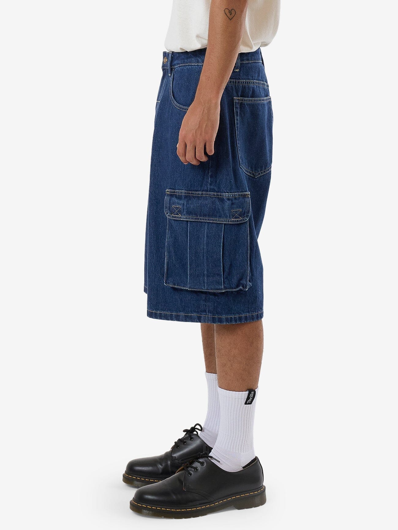 Big Slacker Denim Cargo Short - Union Blue