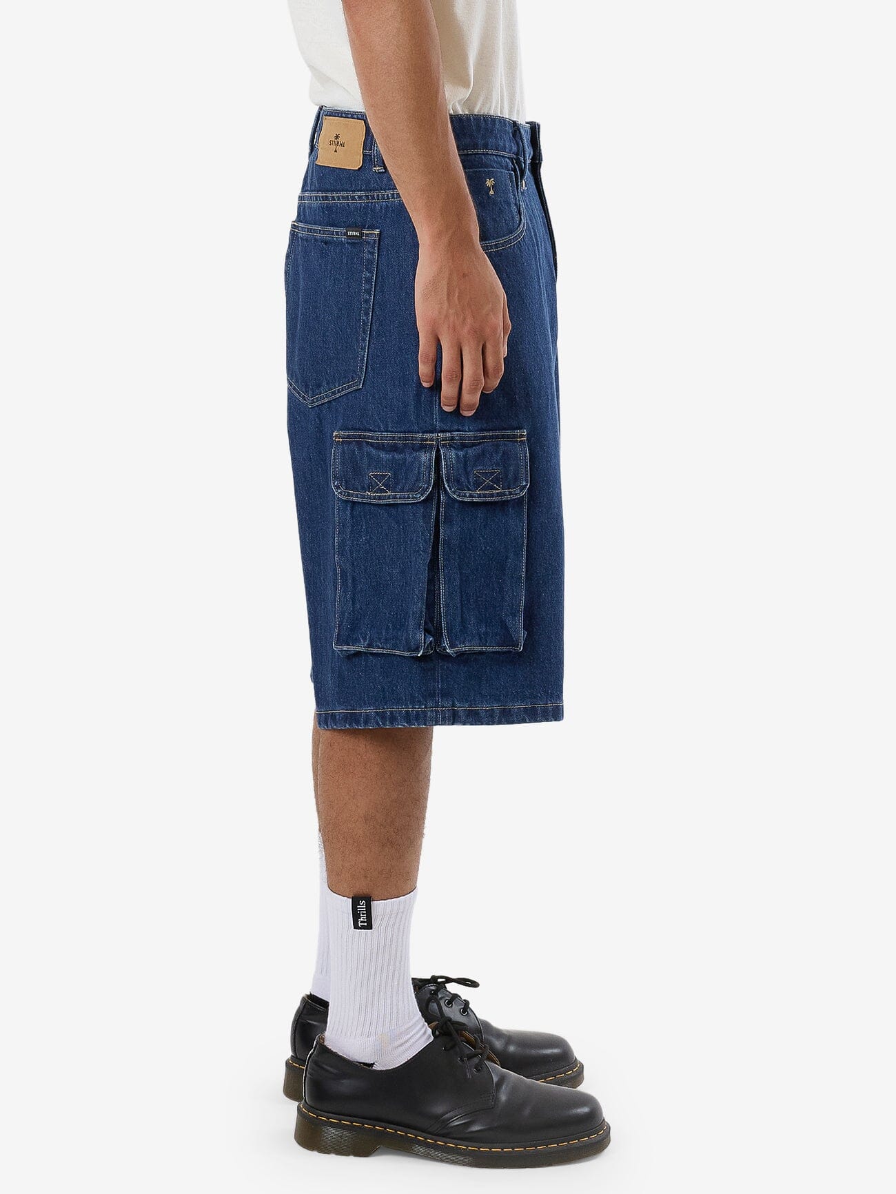 Big Slacker Denim Cargo Short - Union Blue 26