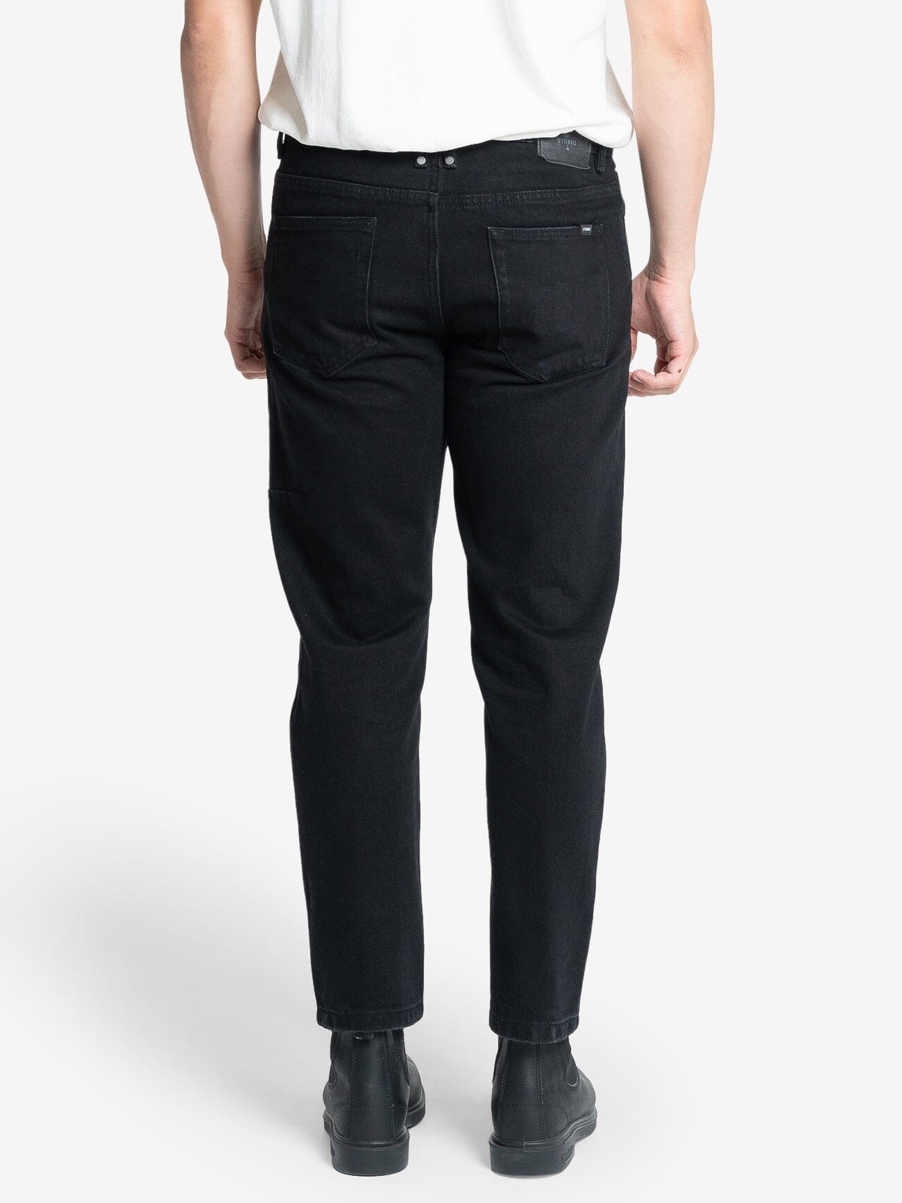 Chopped Denim Jean - Black Rinse 28