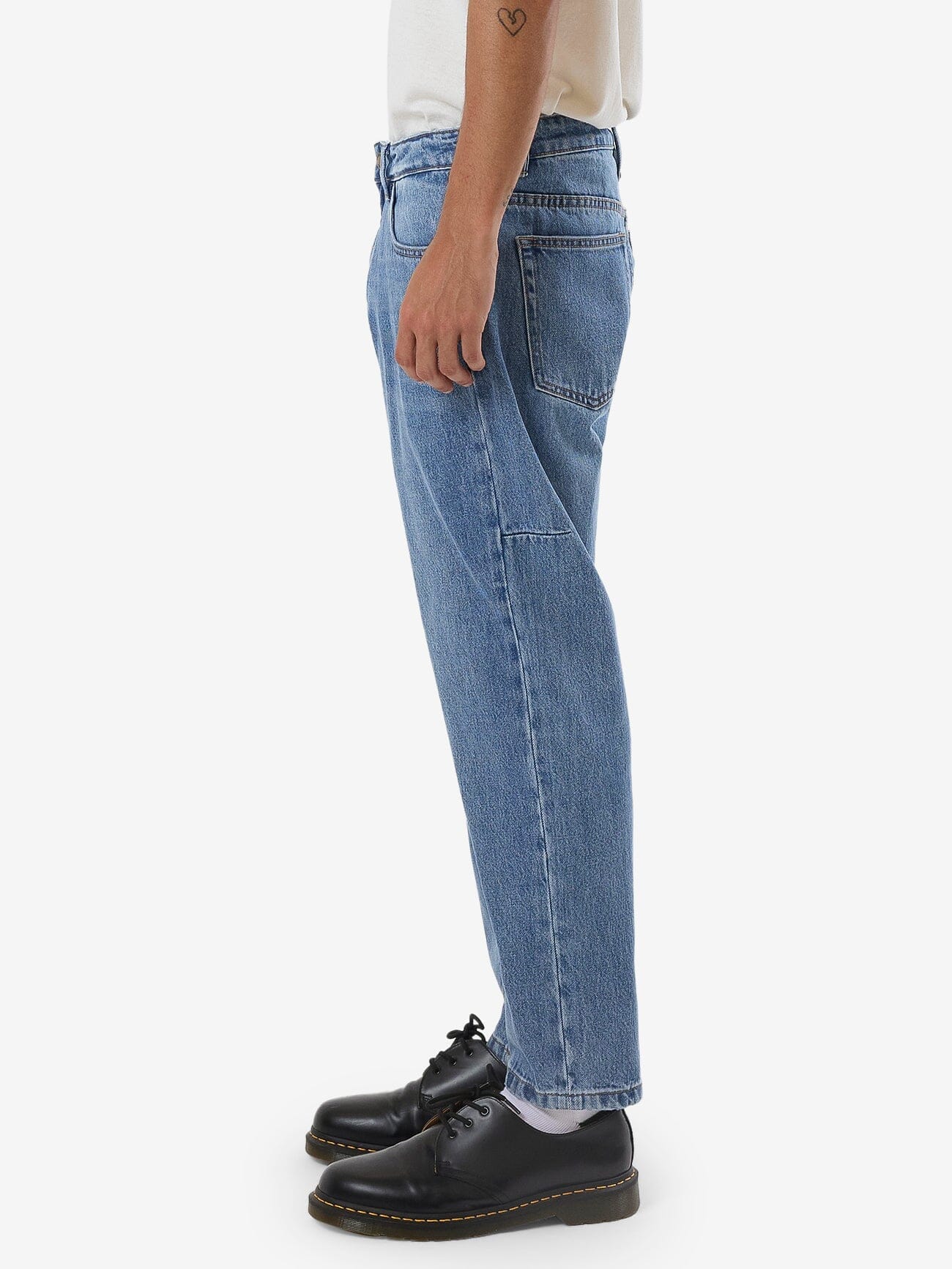 Chopped Denim Jean - Dark Dust Blue