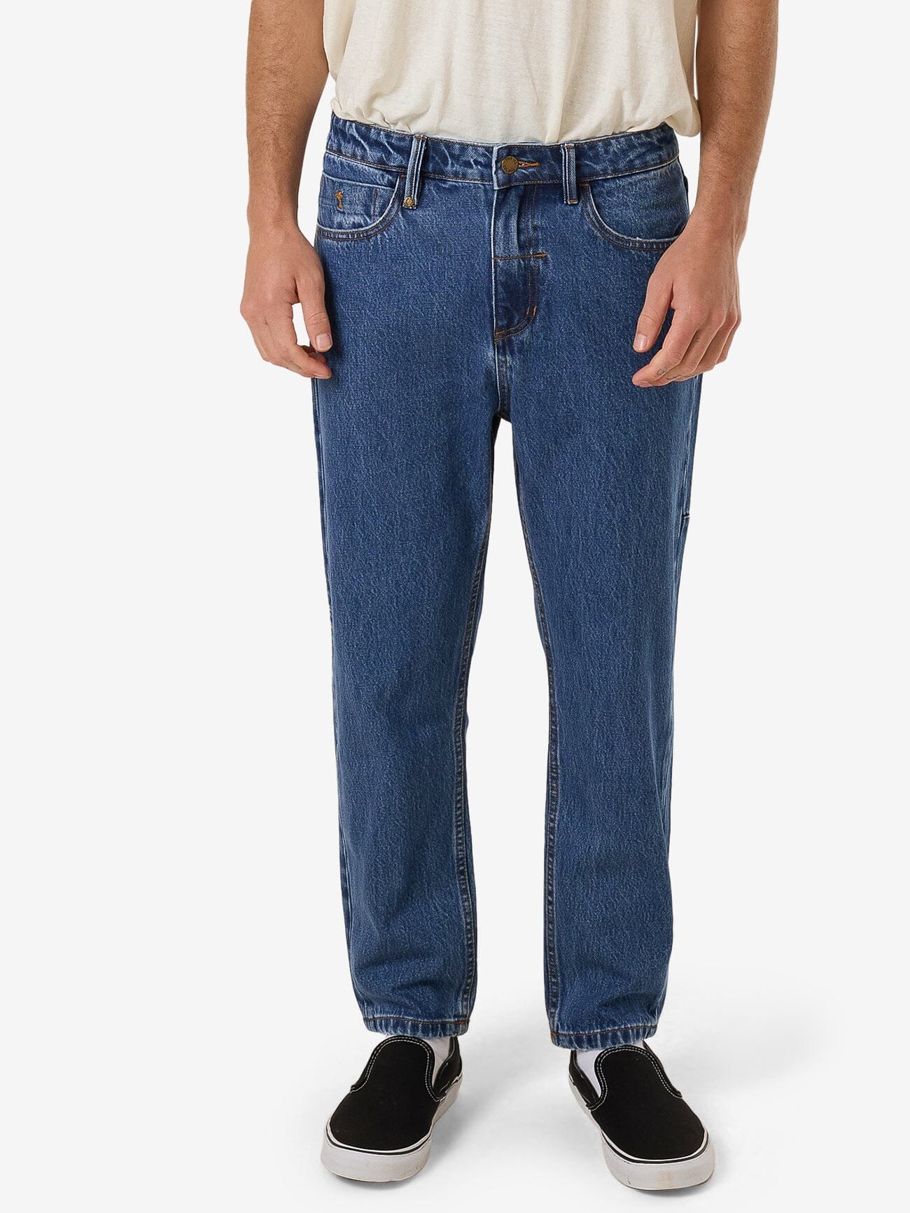 Chopped Denim Jean - Double Rinsed Blues 28