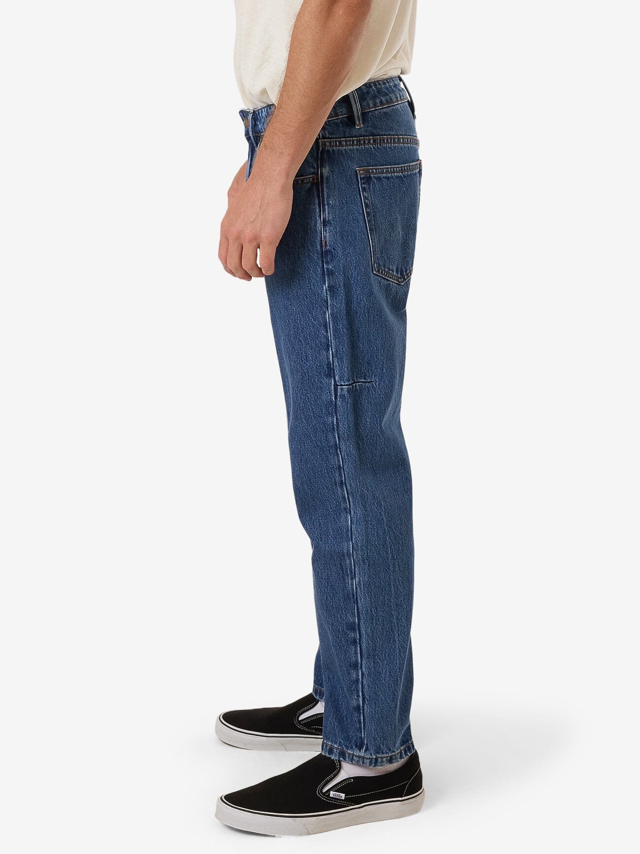 Chopped Denim Jean - Double Rinsed Blues 28