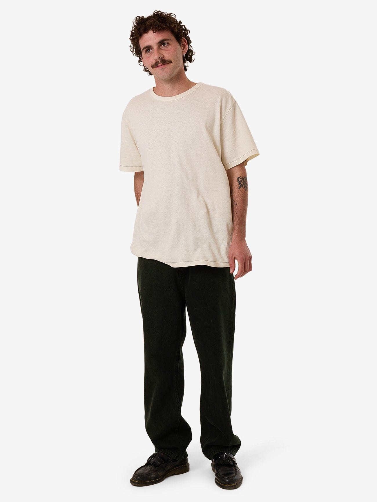Slacker Denim Jean - Oil Green - Black 28