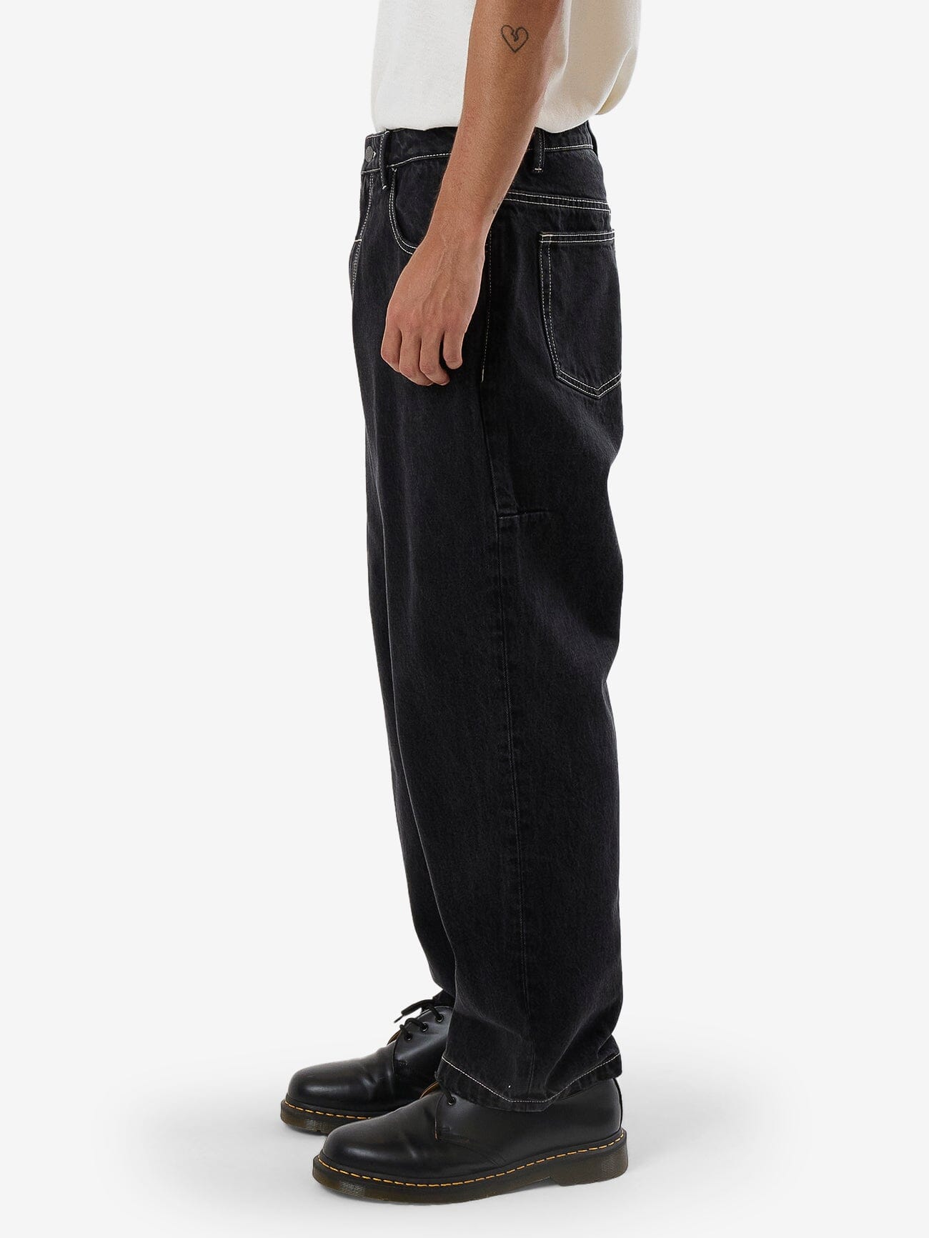 Big Slacker Denim Jean - Aged Black