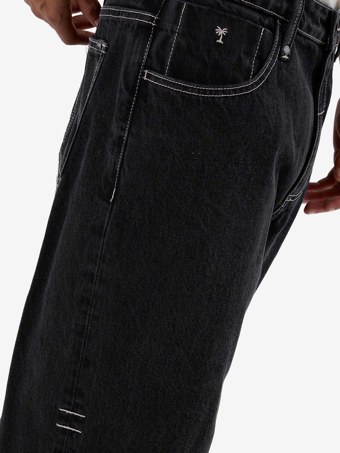 Big Slacker Denim Jean - Aged Black 28