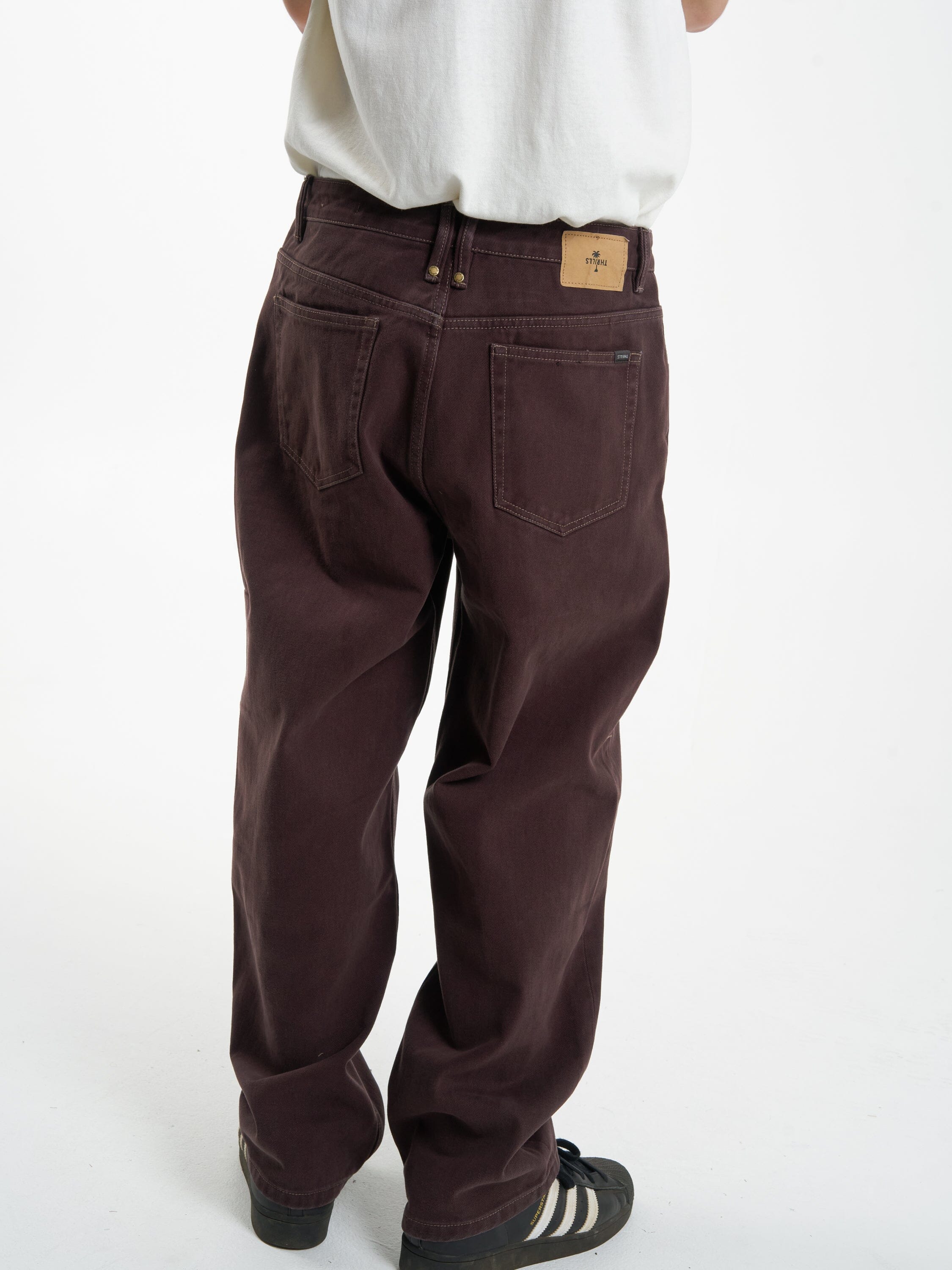 Big Slacker Denim Jean - Chocolate Plum