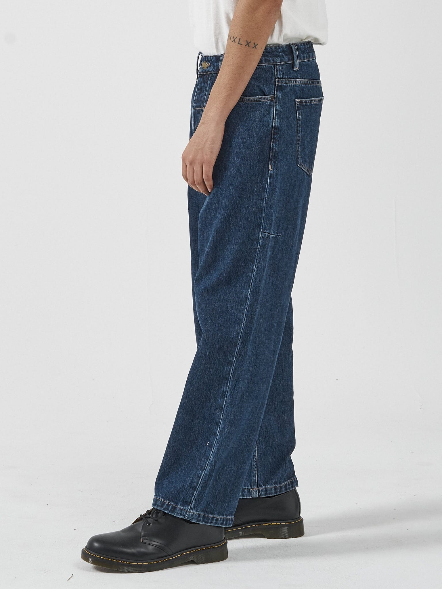 Big  Slacker Denim Jean - Dark Rinse Blue