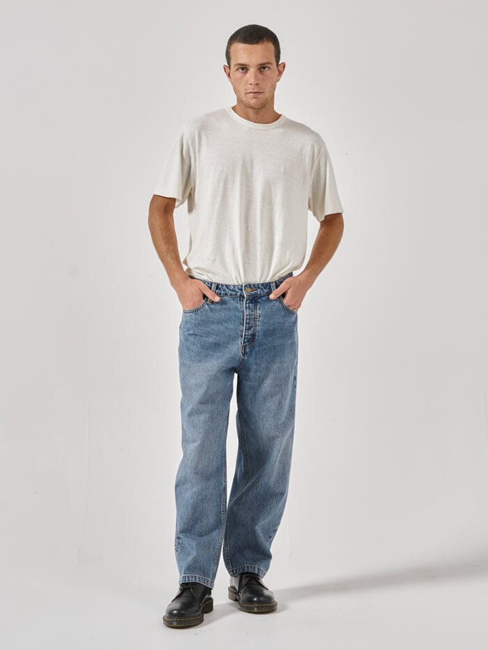 Big Slacker Denim Jean - Weathered Blue