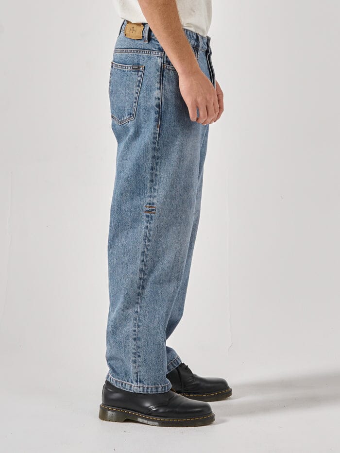 Big Slacker Denim Jean - Weathered Blue