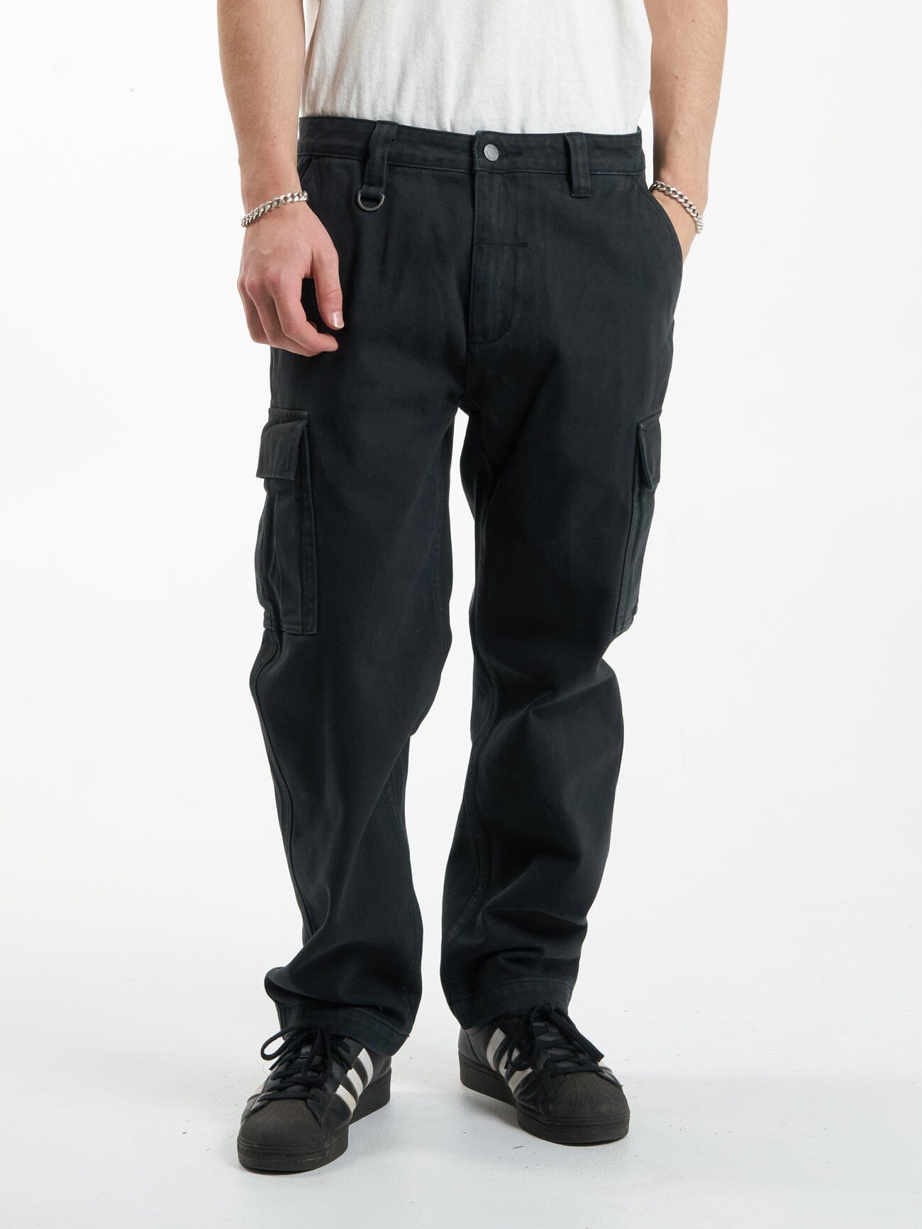 Slacker Denim Cargo Jean - Dusk Black