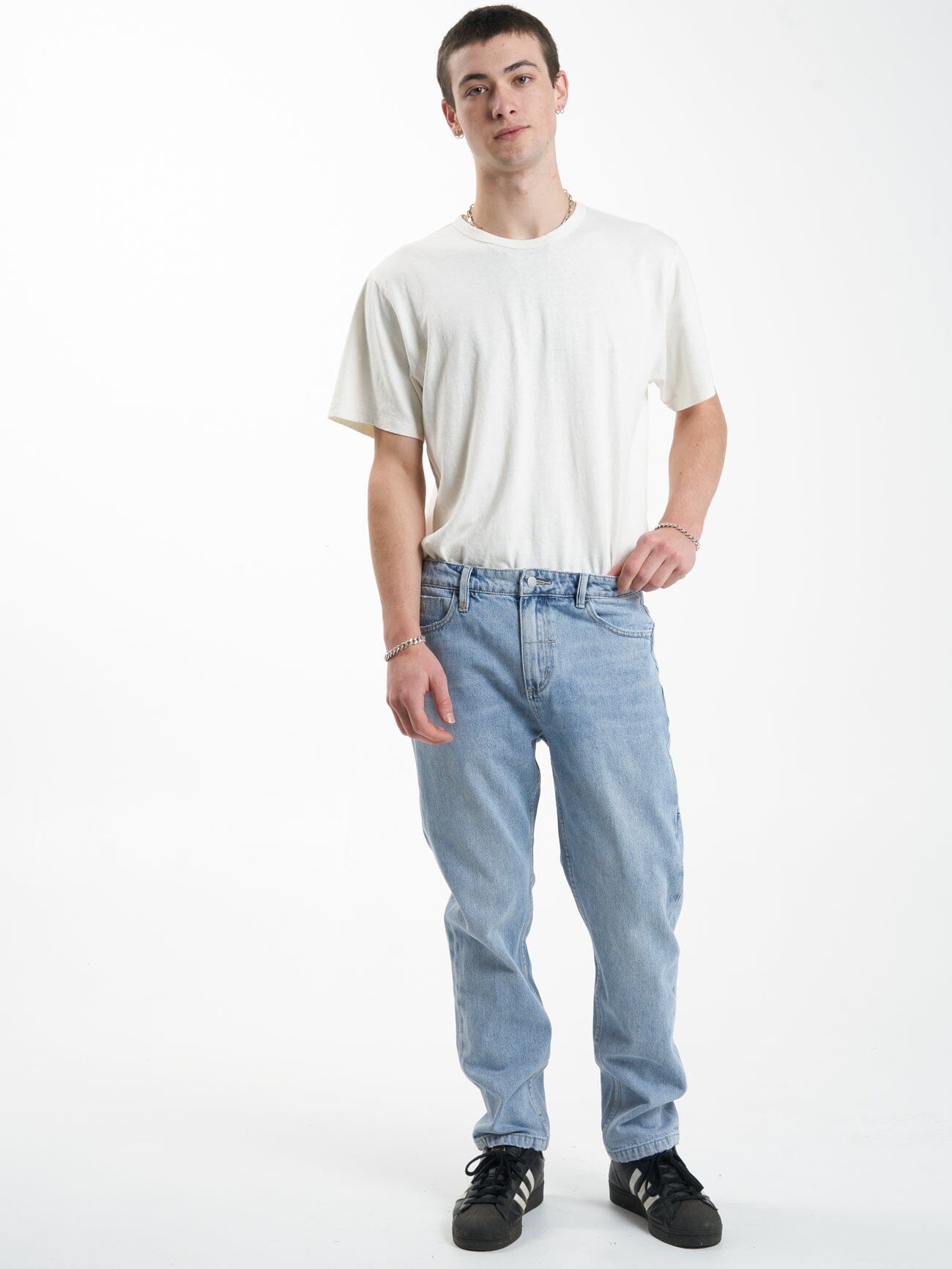 Unchopped Denim Jean - Endless Blue
