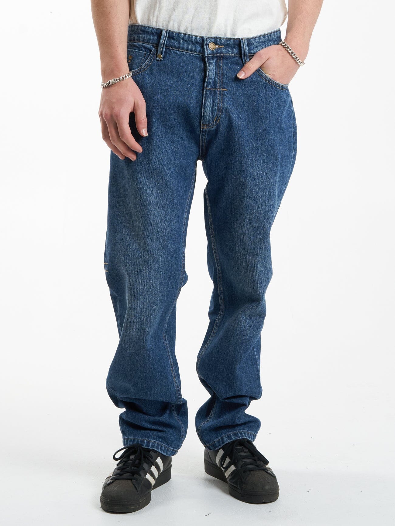 Straight Line Denim Jean - Roadhouse Blue