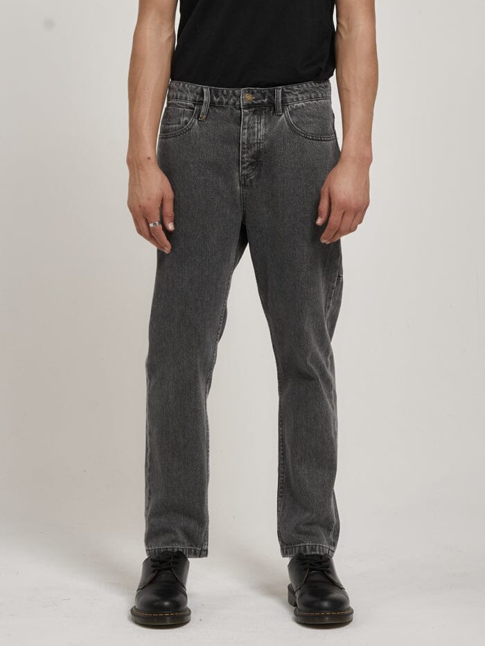 Straight Line Denim Jean - Asphalt Grey