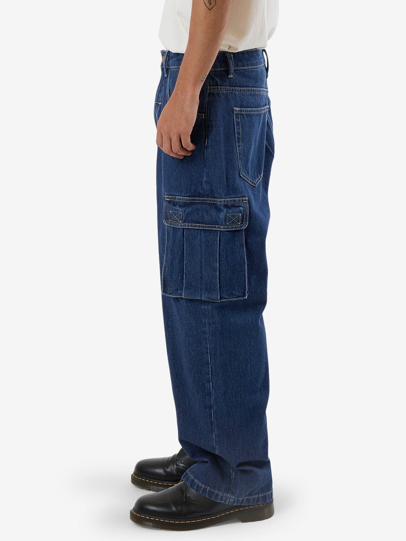 Big Slacker Denim Cargo Jean - Union Blue