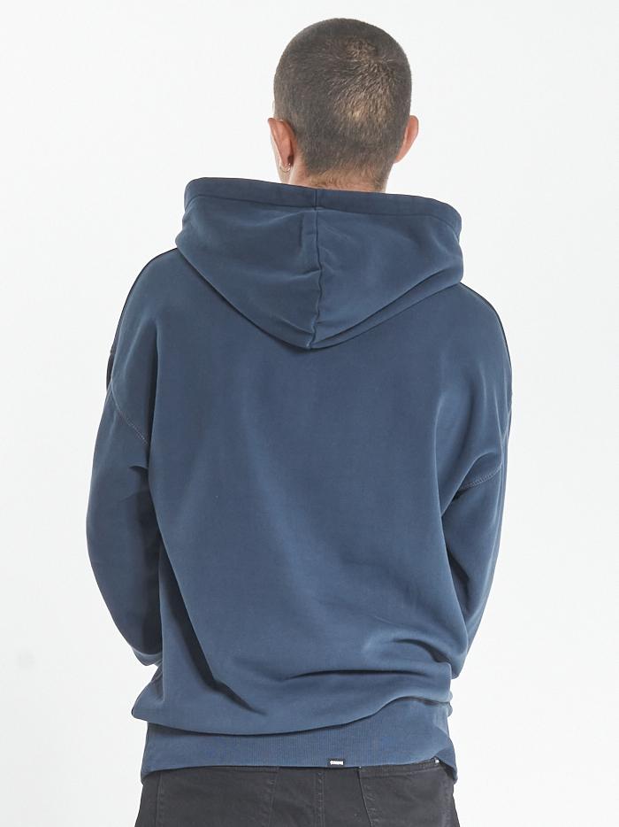 Minimal Thrills Slouch Pull On Hood - Ink