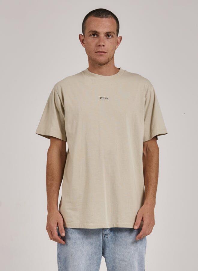 Minimal Thrills Merch Fit Tee - Oatmeal