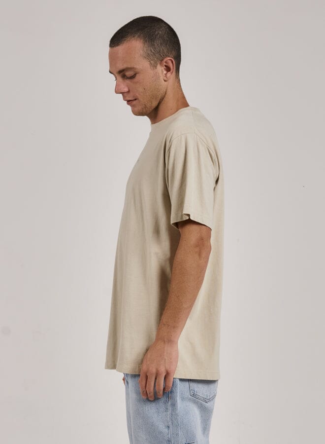 Minimal Thrills Merch Fit Tee - Oatmeal