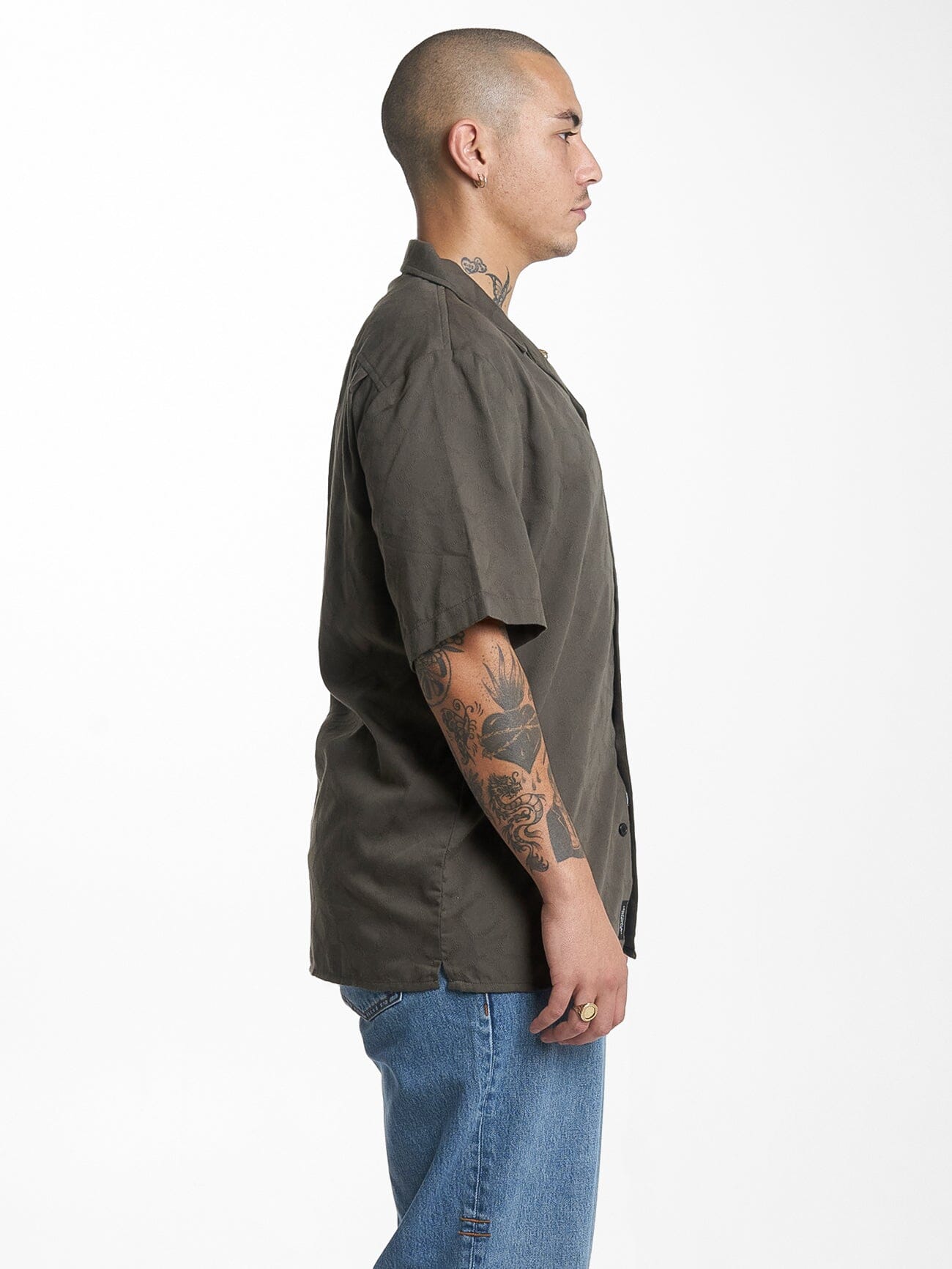 Lurker Bowling Shirt - Tarmac