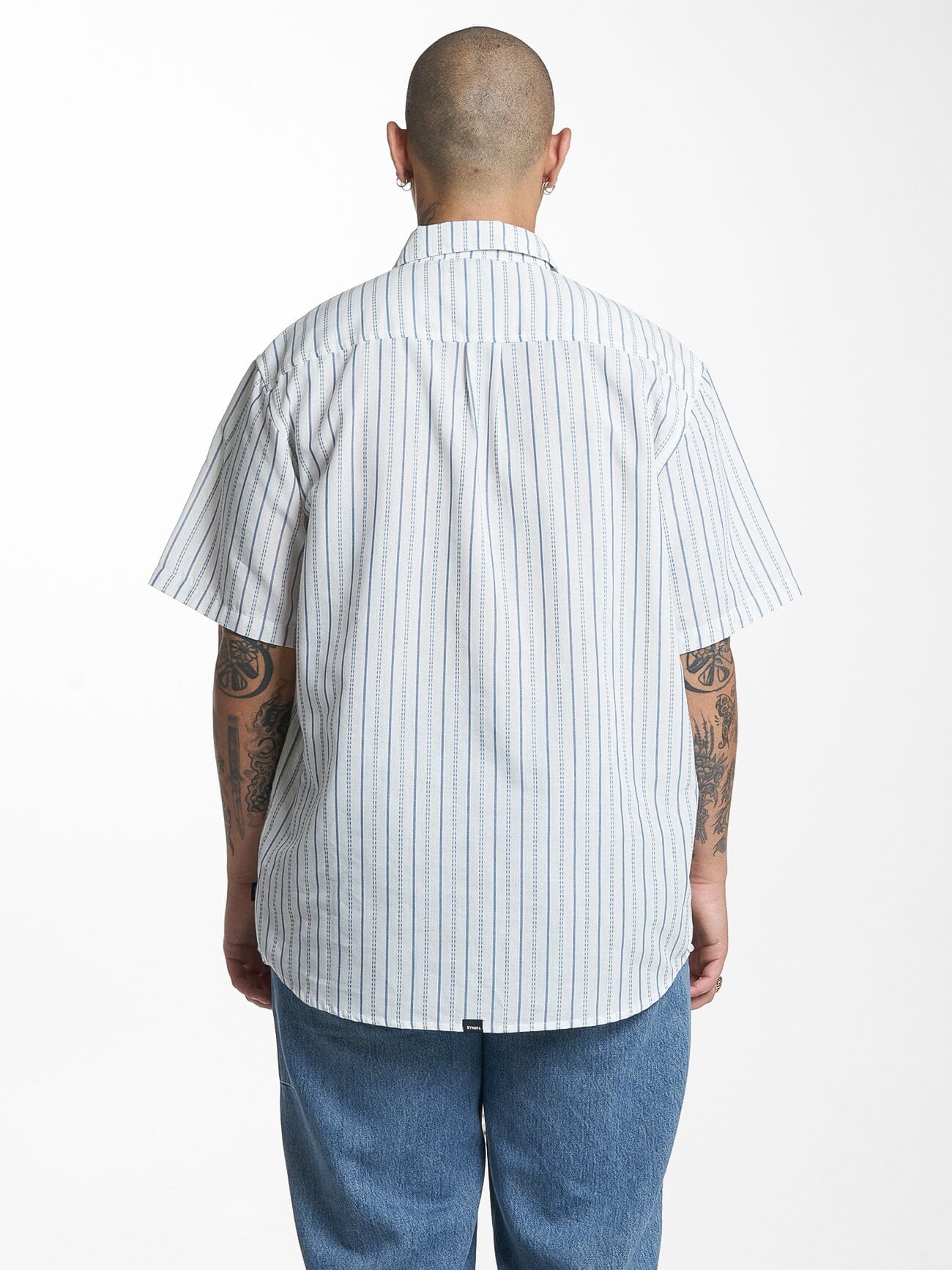 Lucky Strike Short Sleeve Shirt - Dirty White