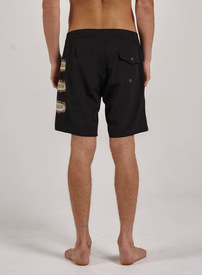 Acid Test Boardshort - Washed Black