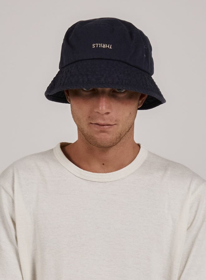 Minimal Thrills Bucket Hat - Station Navy