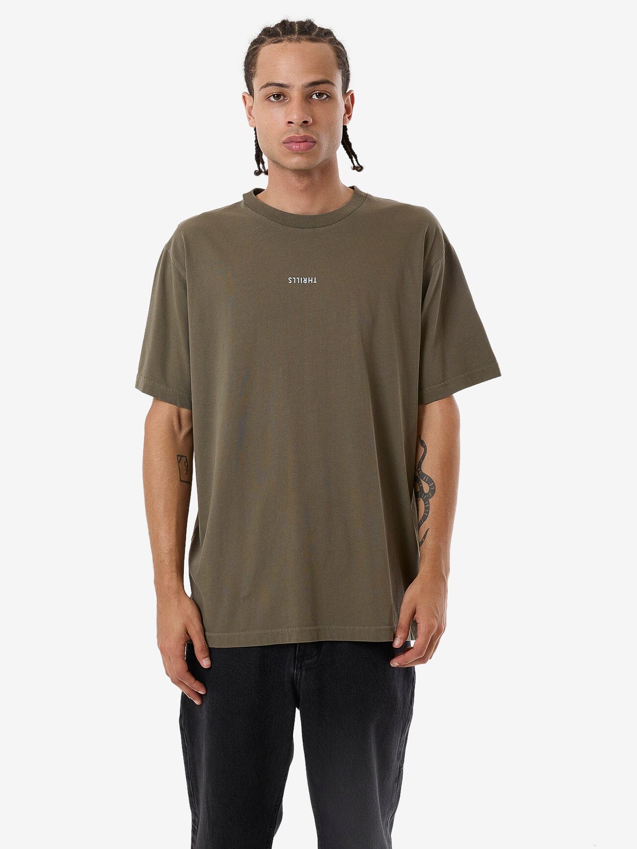 Minimal Thrills Merch Fit Tee - Tarmac XS