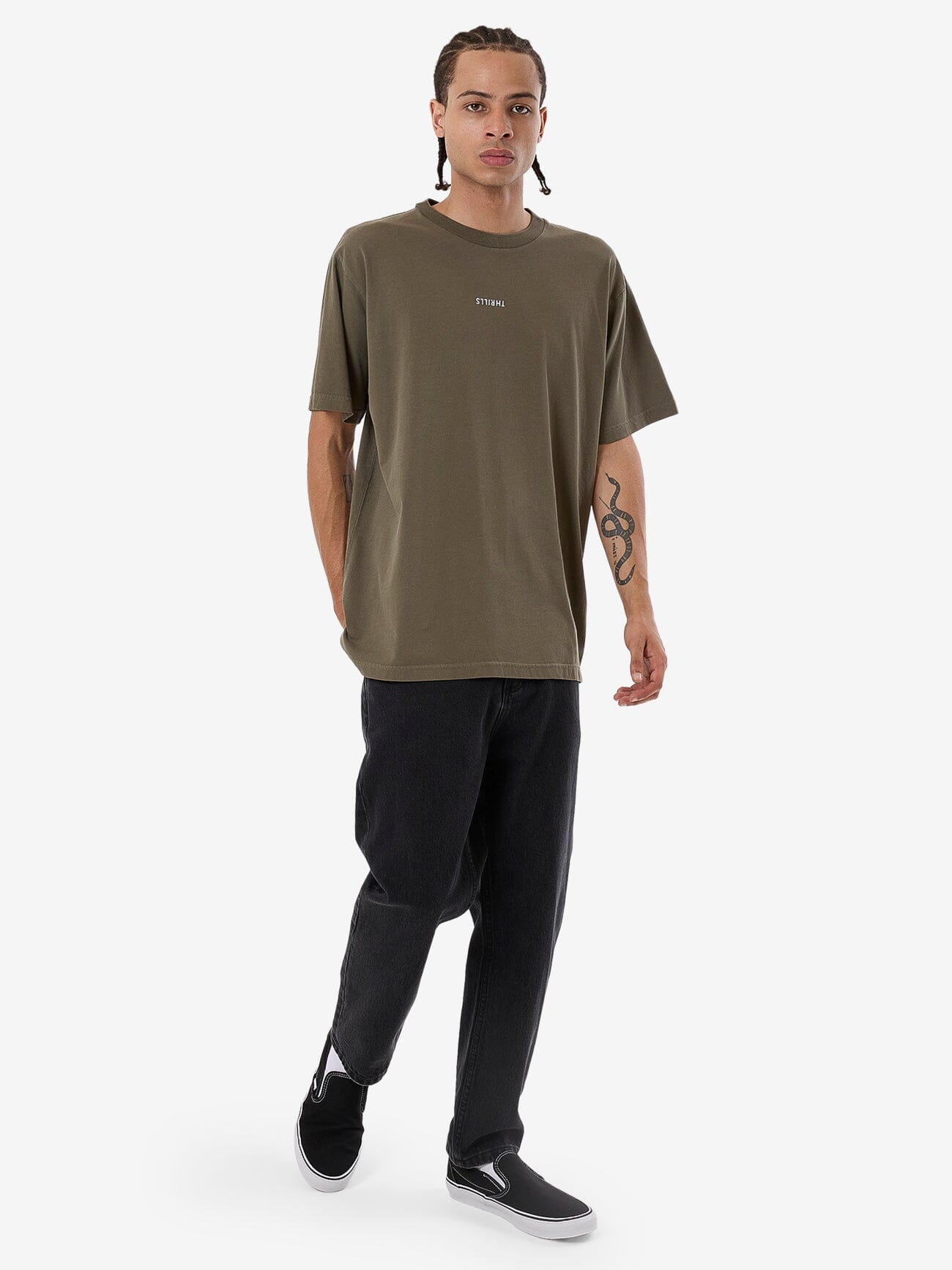 Minimal Thrills Merch Fit Tee - Tarmac XS