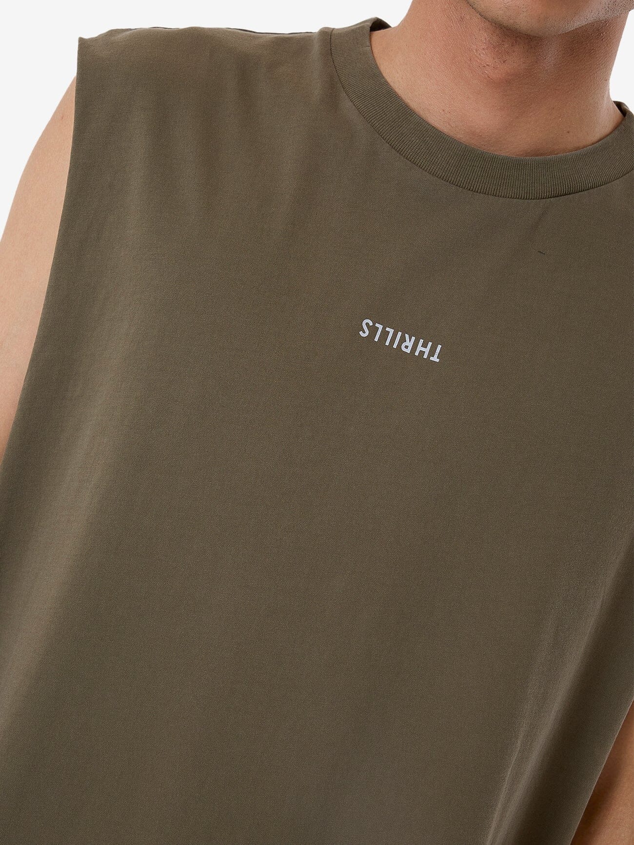 Minimal Thrills Merch Fit Muscle Tee - Tarmac