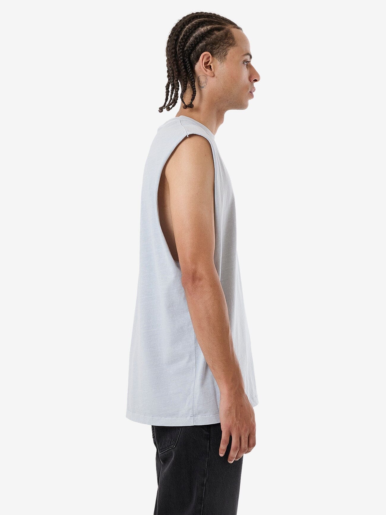 Minimal Thrills Merch Fit Muscle Tee - Iceberg